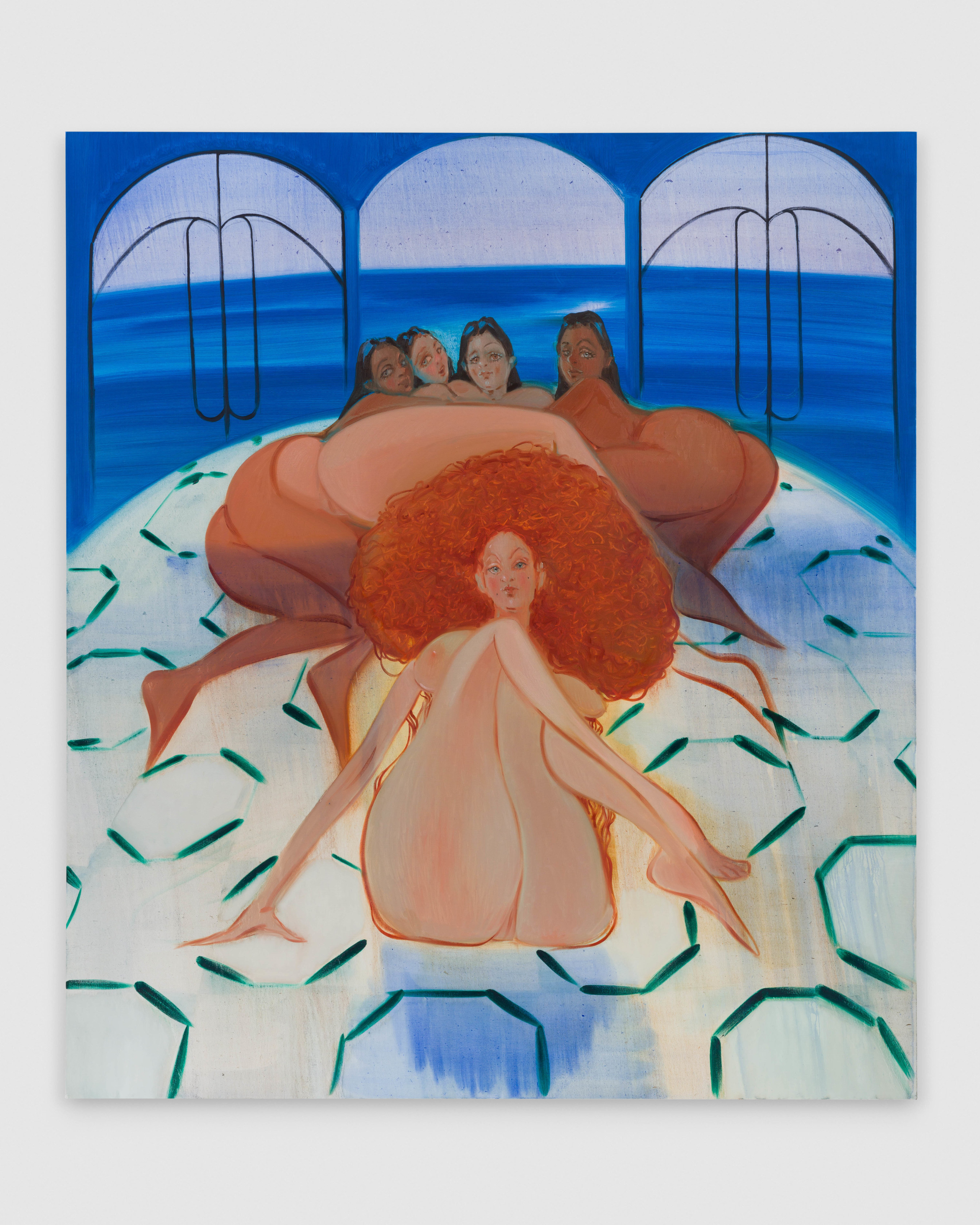 Sofia Mitsola Russet Venus2024 Oil on linen 250 x 220 cm 98 3/8 x 86 5/8 in