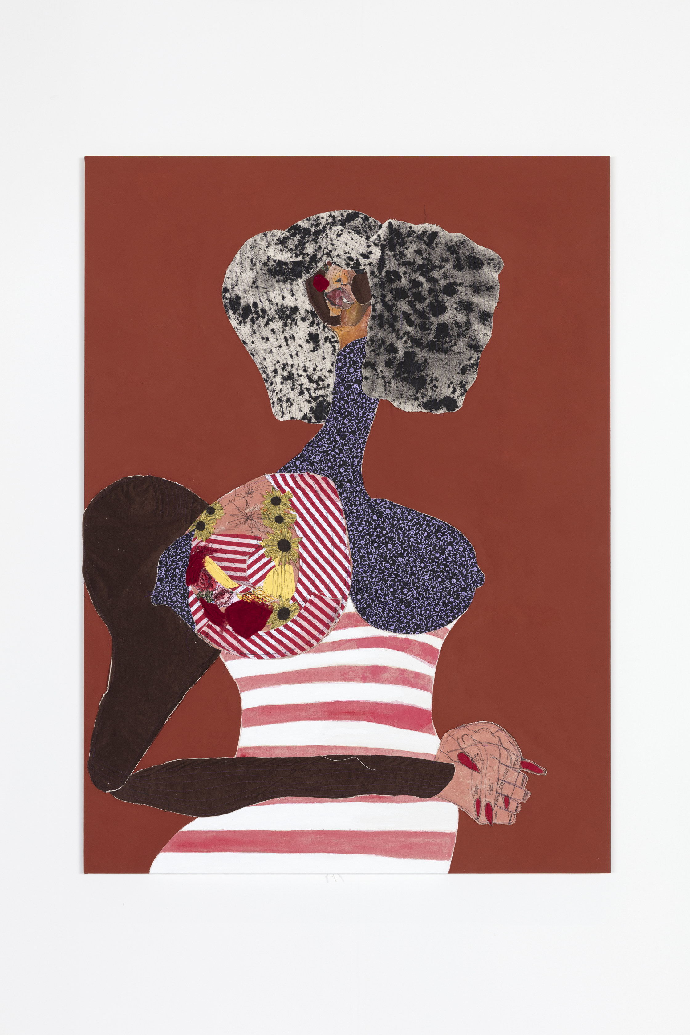 Tschabalala Self, Lady, 2019