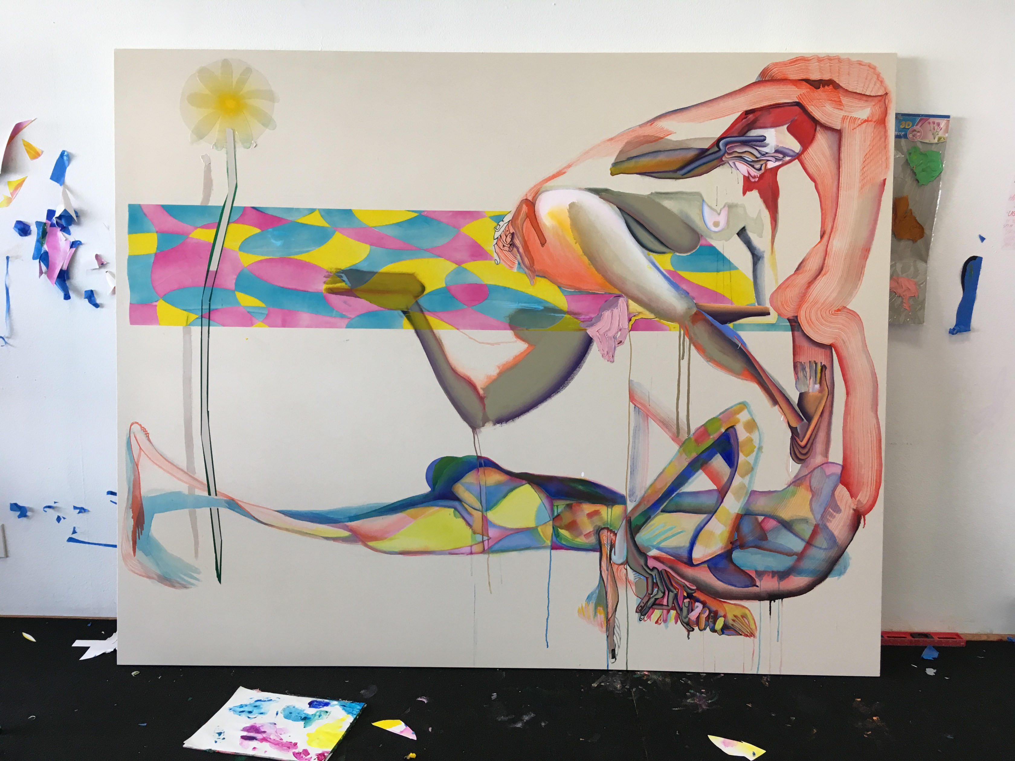 Christina Quarles, I'd a Scope Eyes, 2018