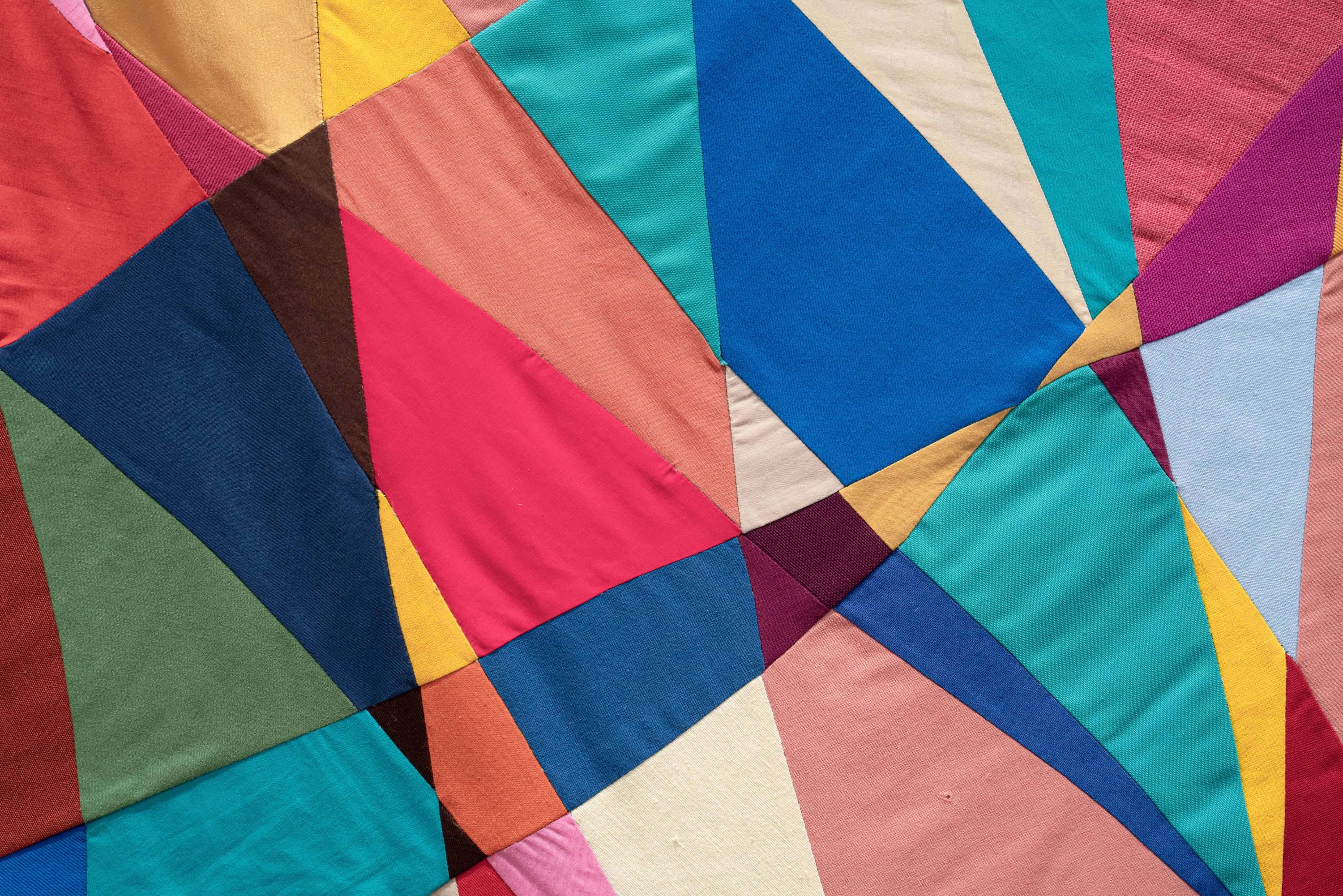 Ulla von Brandenburg Thoughts are Things 42024 Mixed fabrics 200 x 140 cm 78 3/4 x 55 1/8 in