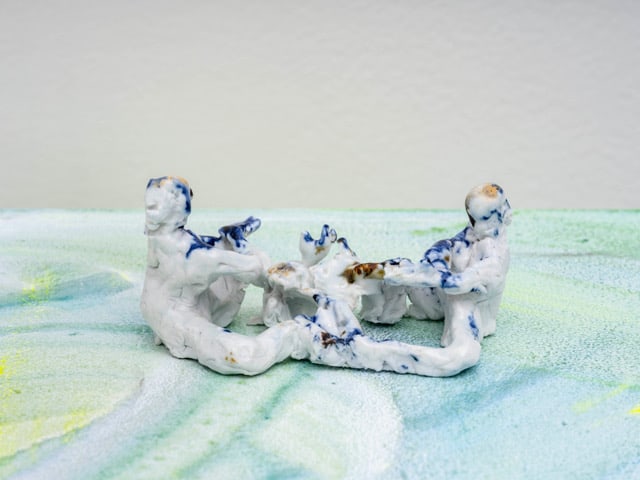 Sophie von Hellermann Between you and me2020 Ceramic 6.9 x 12.4 x 7.9 cm 2 3/4 x 4 7/8 x...
