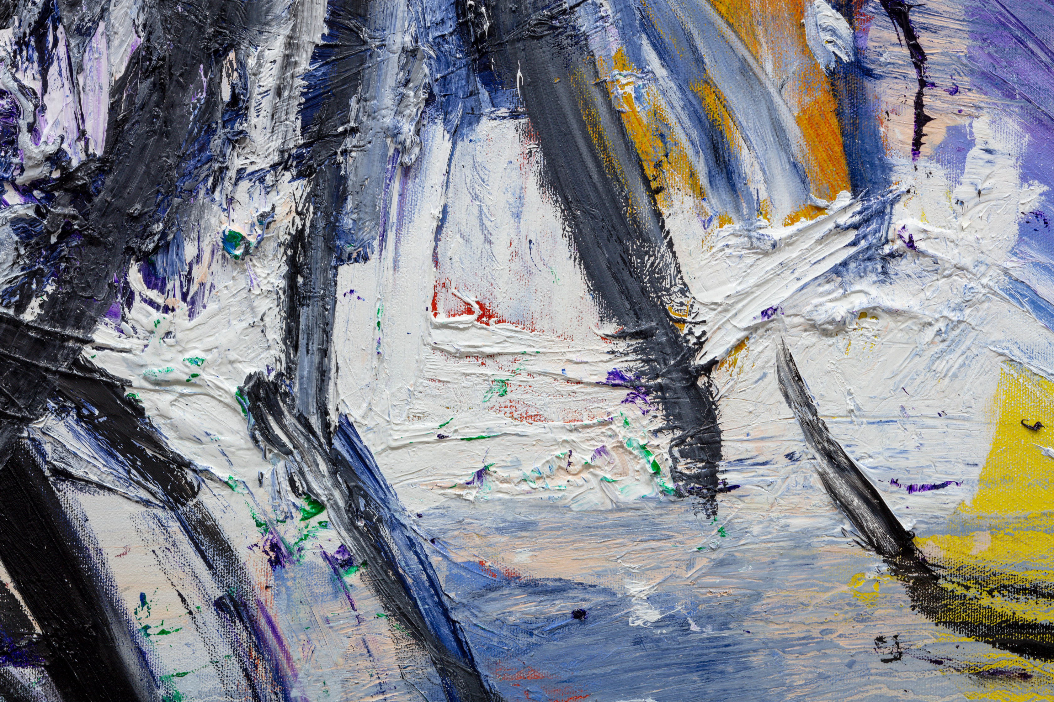 Gerasimos Floratos Untitled2024 Oil and acrylic on canvas 121.9 x 121.9 cm 48 x 48 in