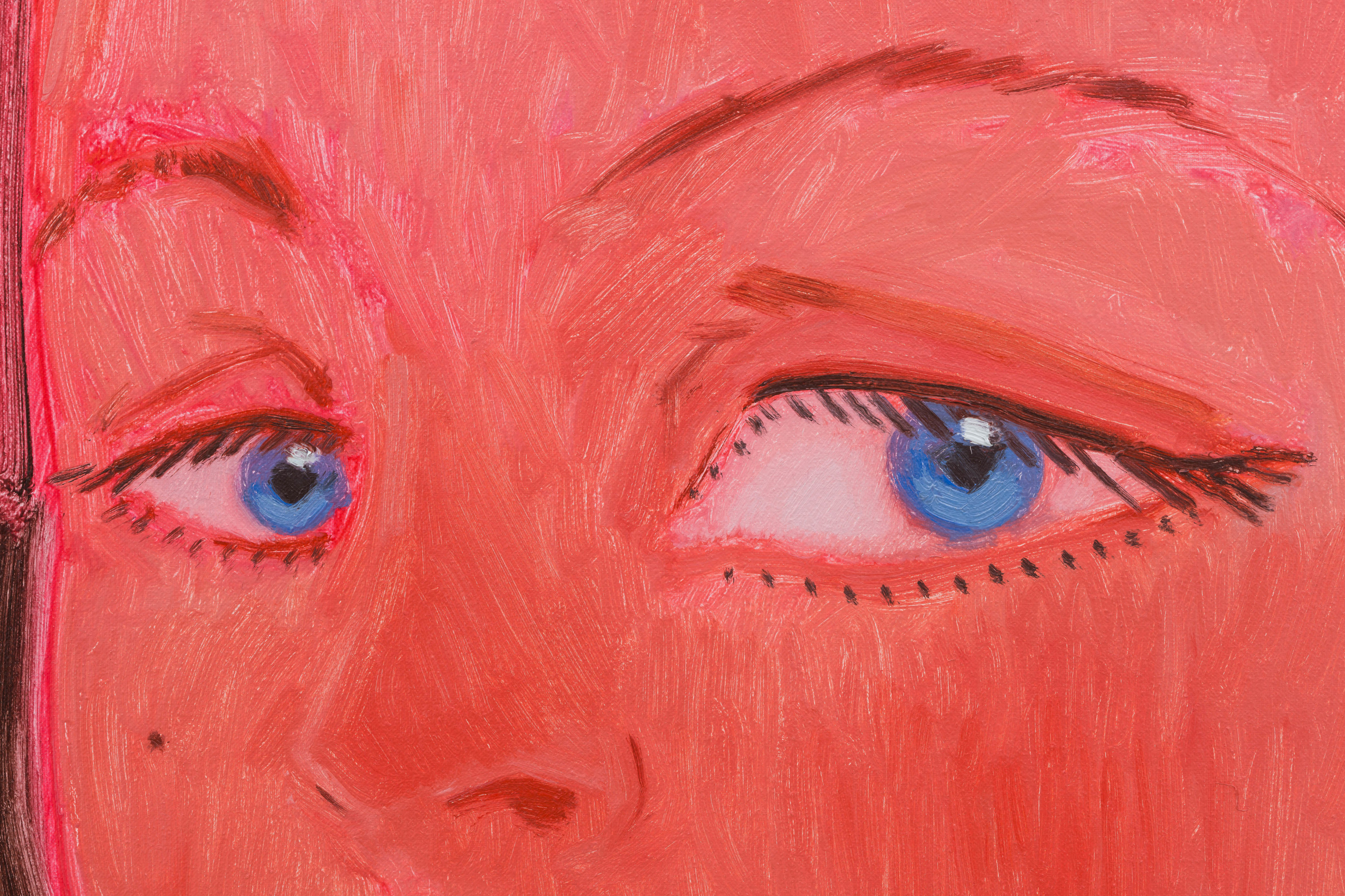 Sofia Mitsola Odile2023 Oil on linen 90 x 80 cm 35 3/8 x 31 1/2 in