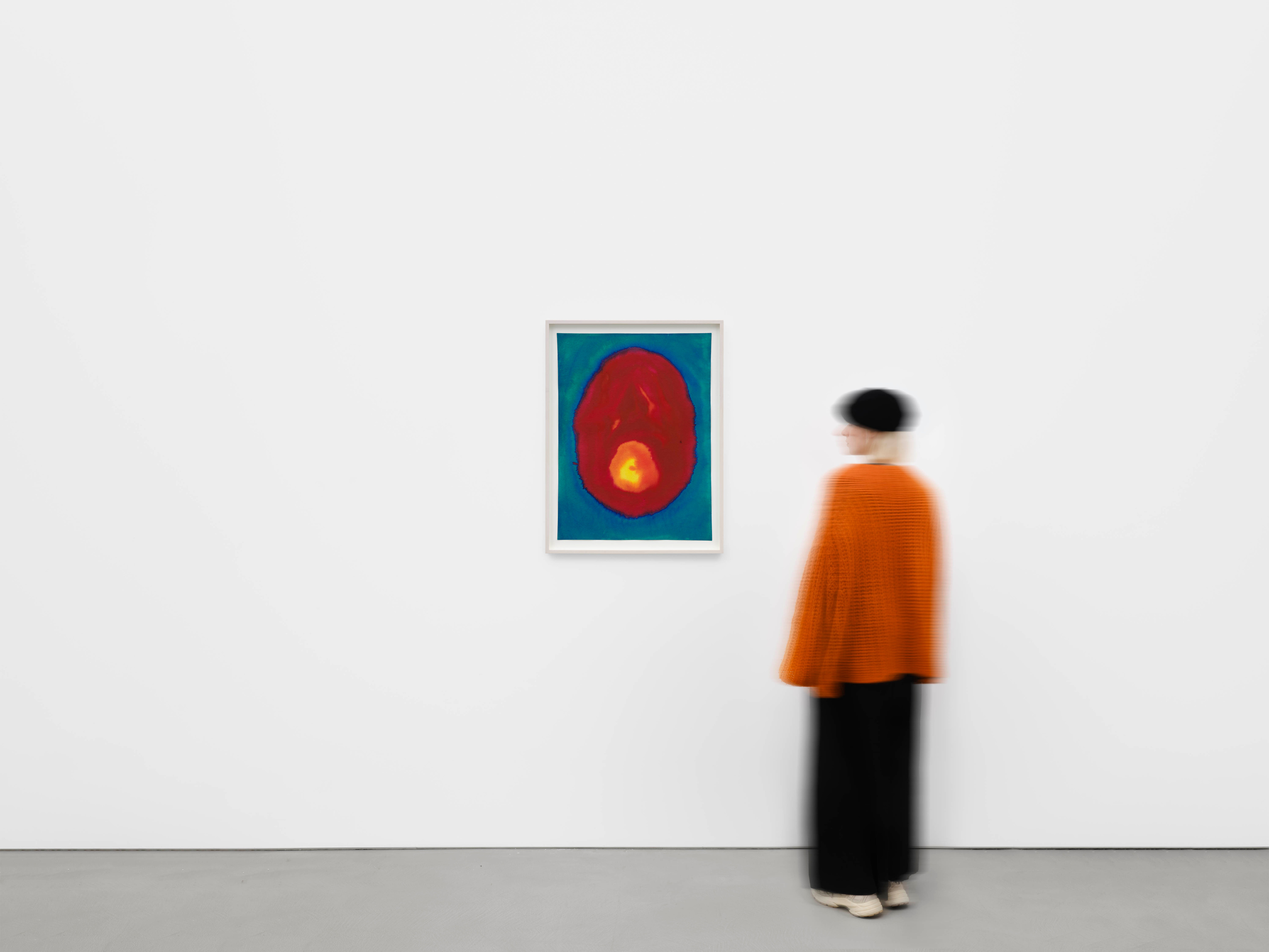 Prafulla Mohanti Agni Garbha1972 Watercolour on paper Unframed: 76 x 54 cm 29 7/8 x 21 1/4 in Framed: 84.4...