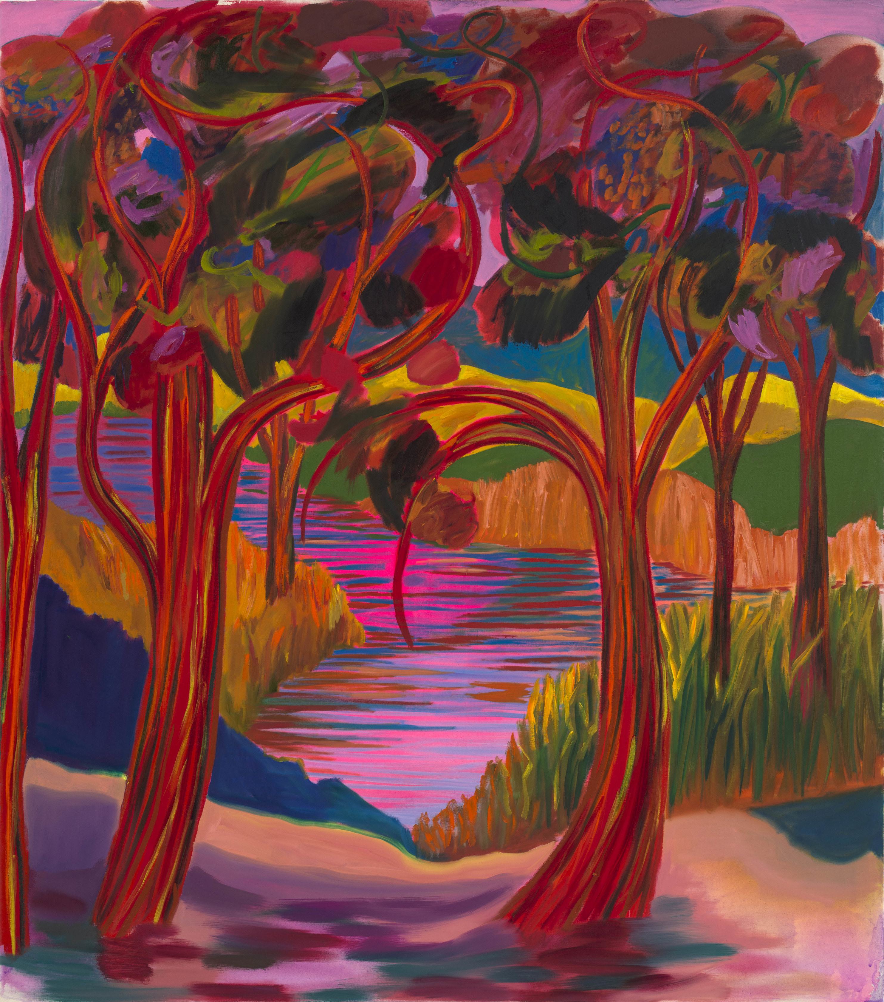 Shara Hughes, Chaos in the Air, 2020