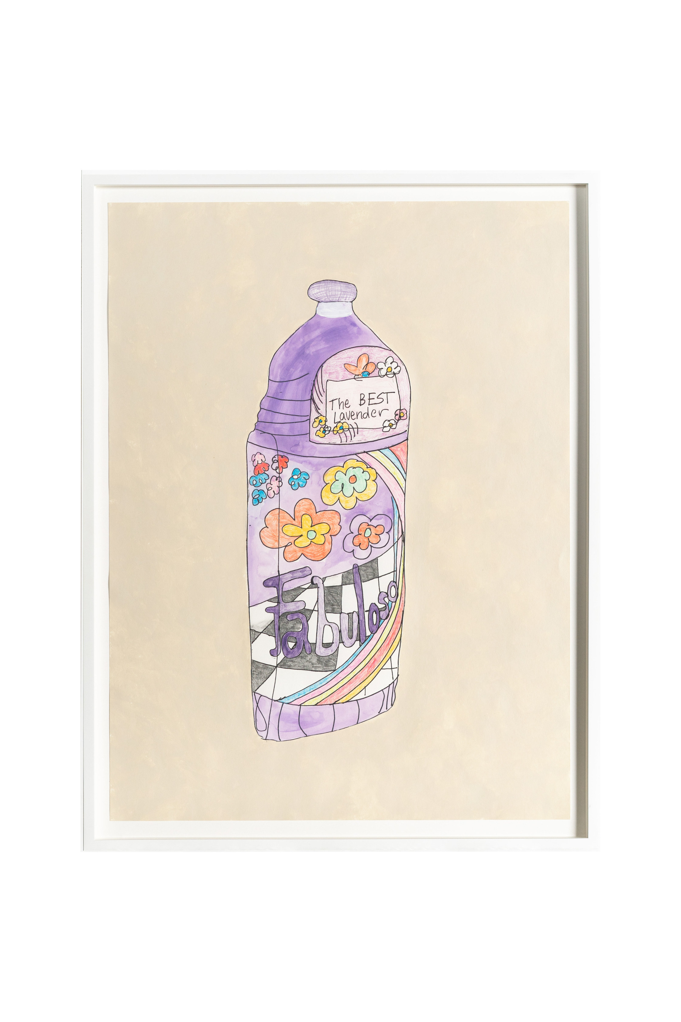 Tschabalala Self, Clean House 8 - Fabuloso with Inverted Rainbow, 2018