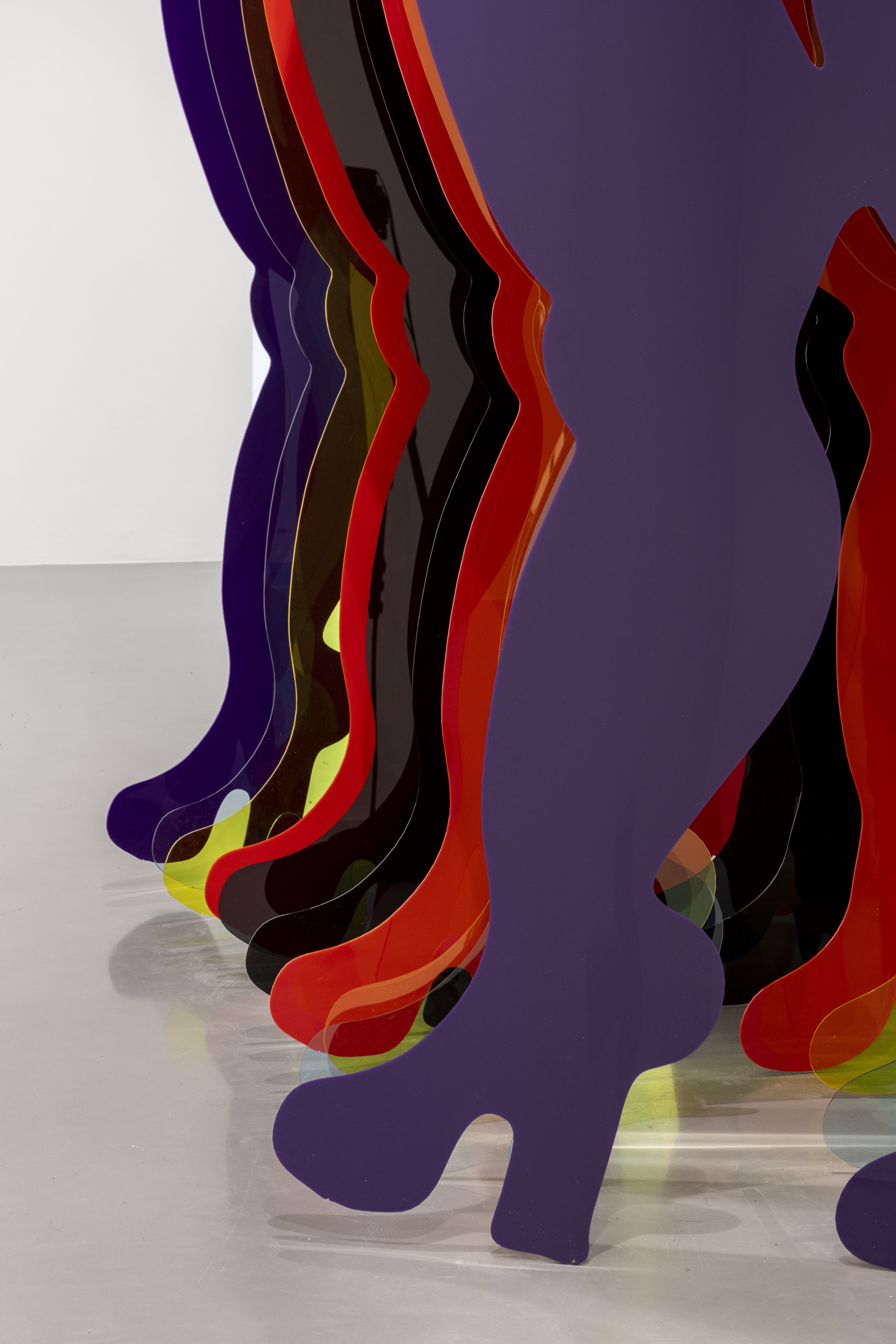 Tschabalala Self, Knock Knee, 2019