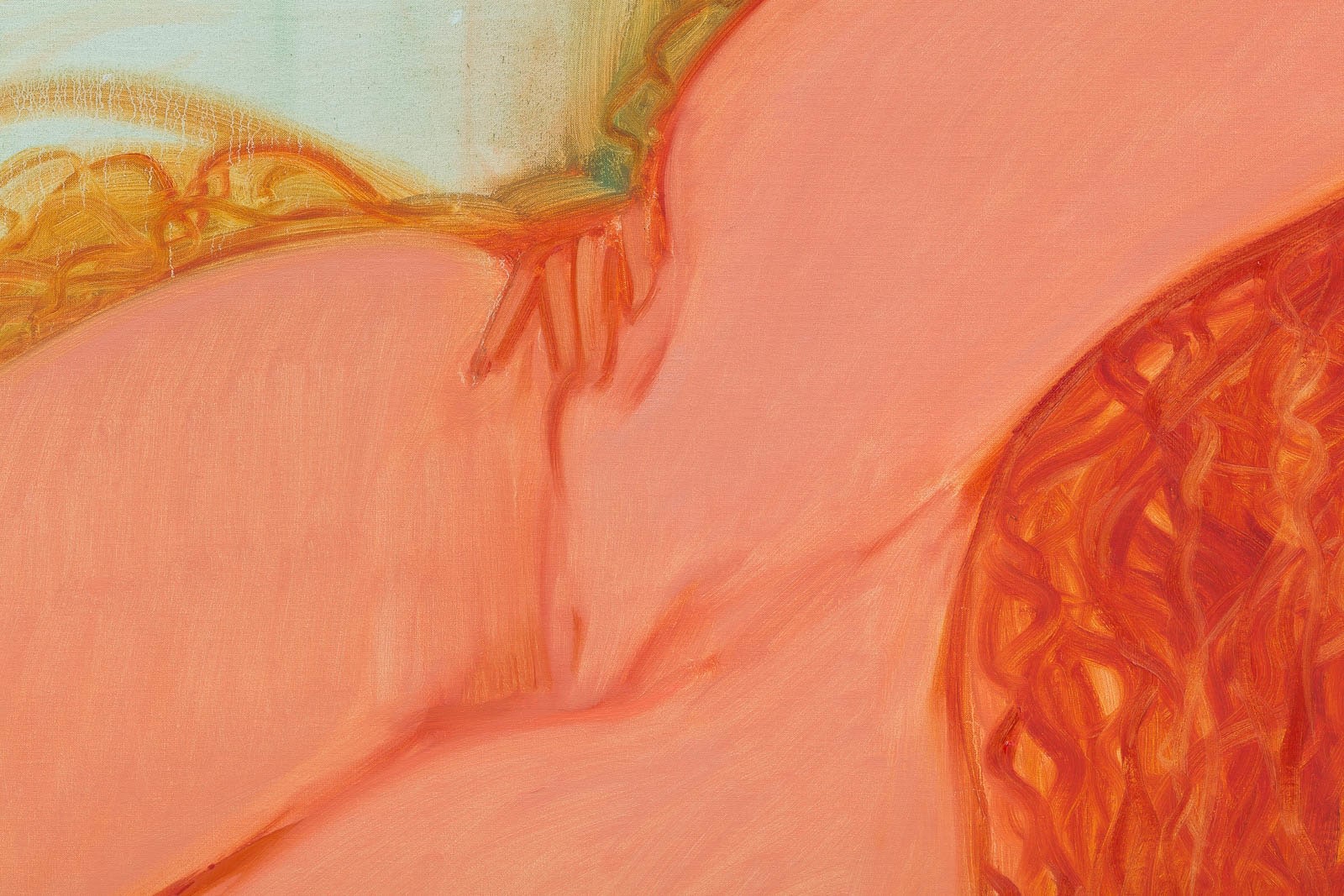 Sofia Mitsola Copperhead2024 Oil on linen 120 x 140 cm 47 1/4 x 55 1/8 in