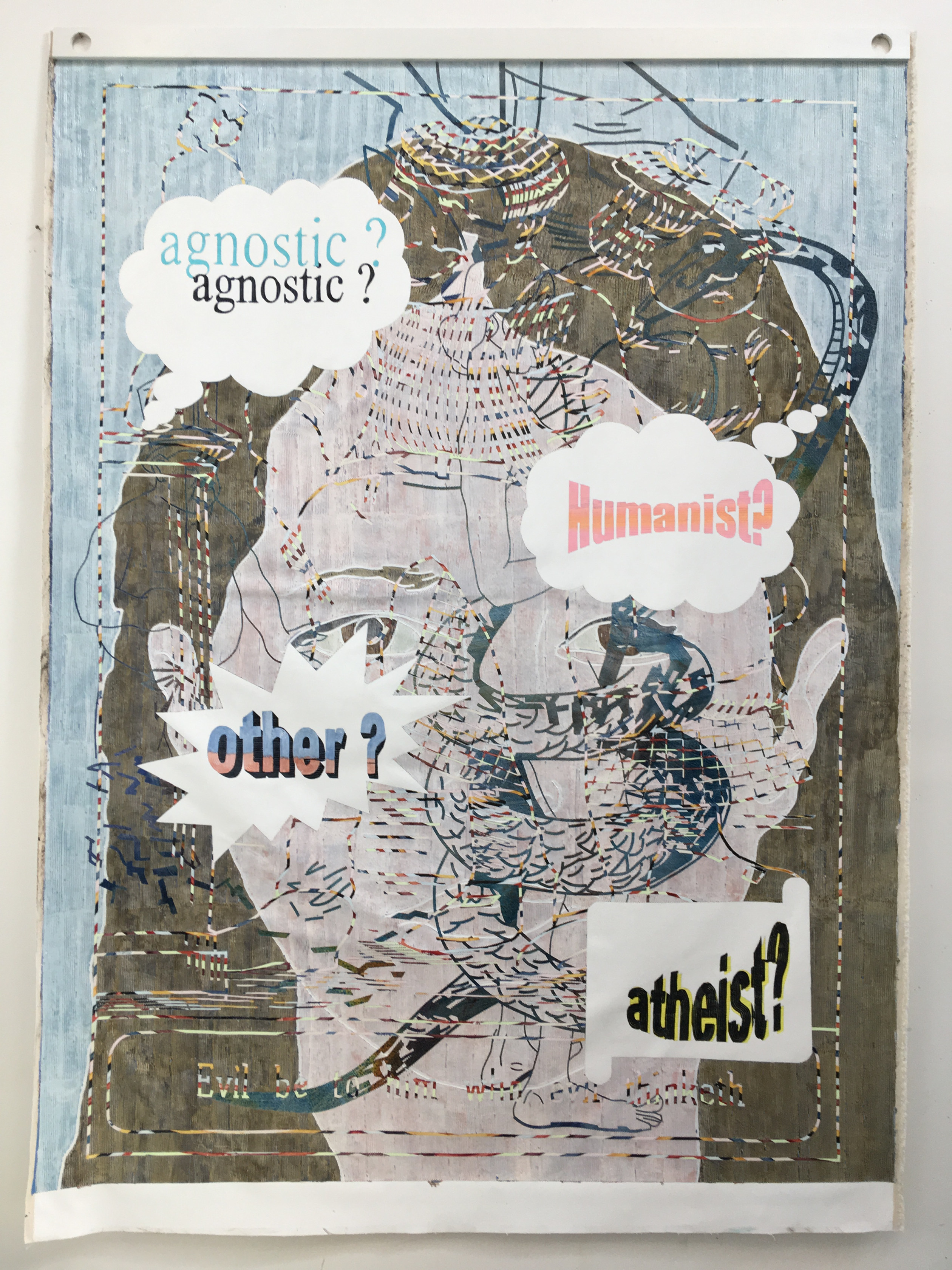 Helen Johnson, Faith painting, 2017