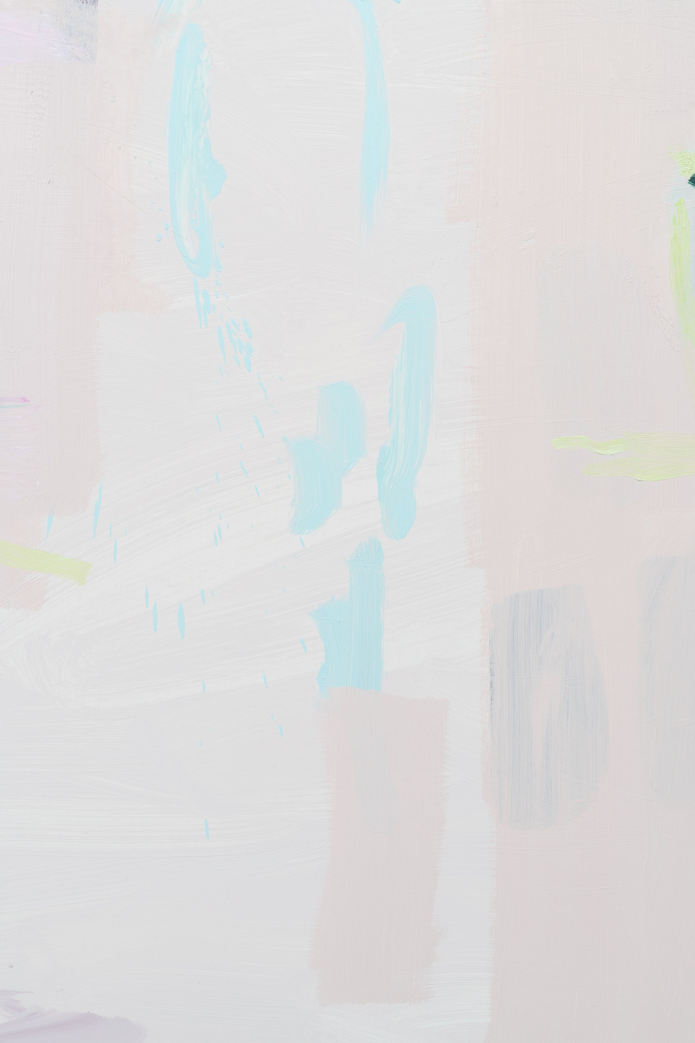 Mary Ramsden reporting from the scene2019 Oil on polyester 200 x 140 cm 78 3/4 x 55 1/8 in