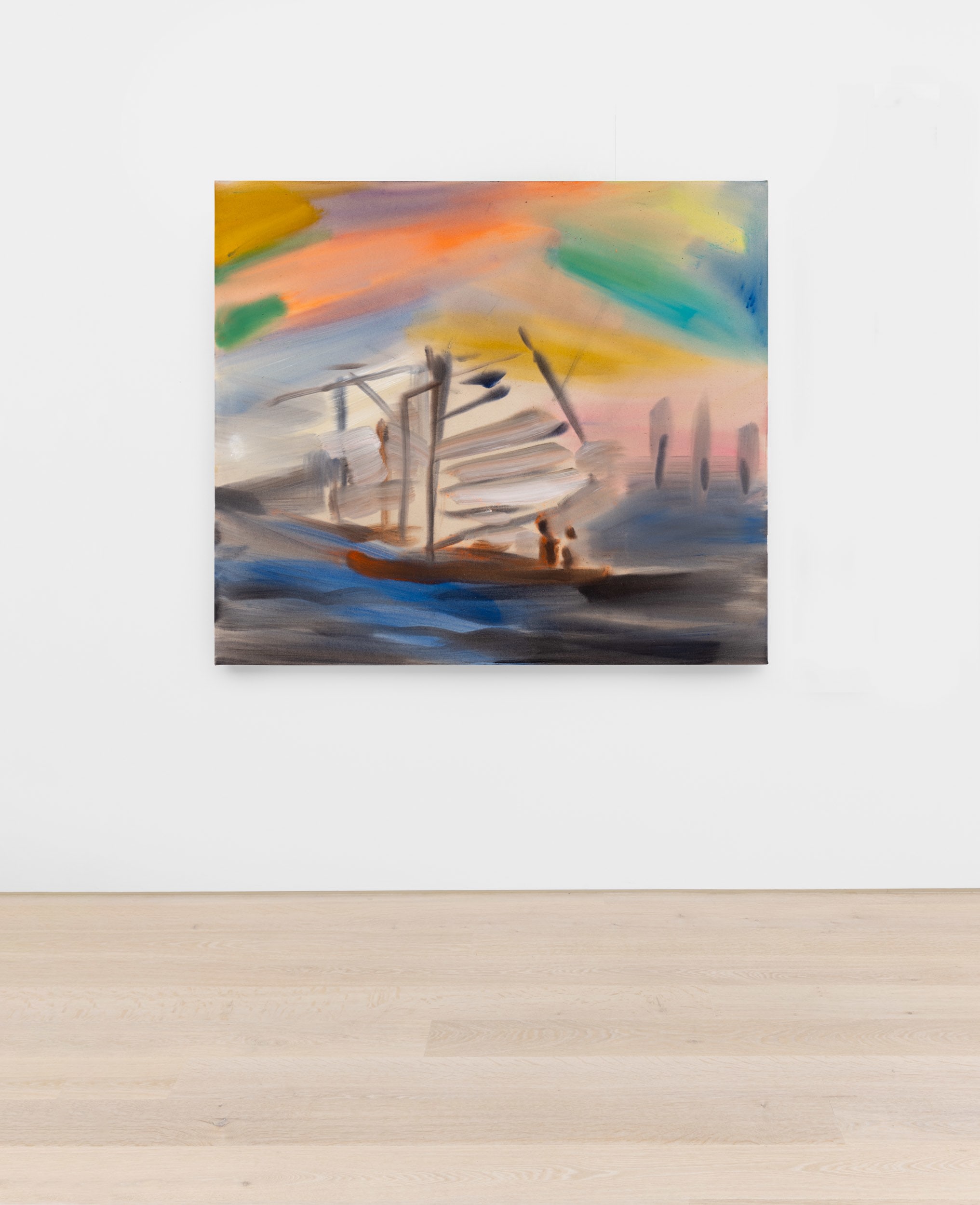 Sophie von Hellermann Never leave2024 Acrylic on canvas 130 x 150 cm 51 1/8 x 59 in