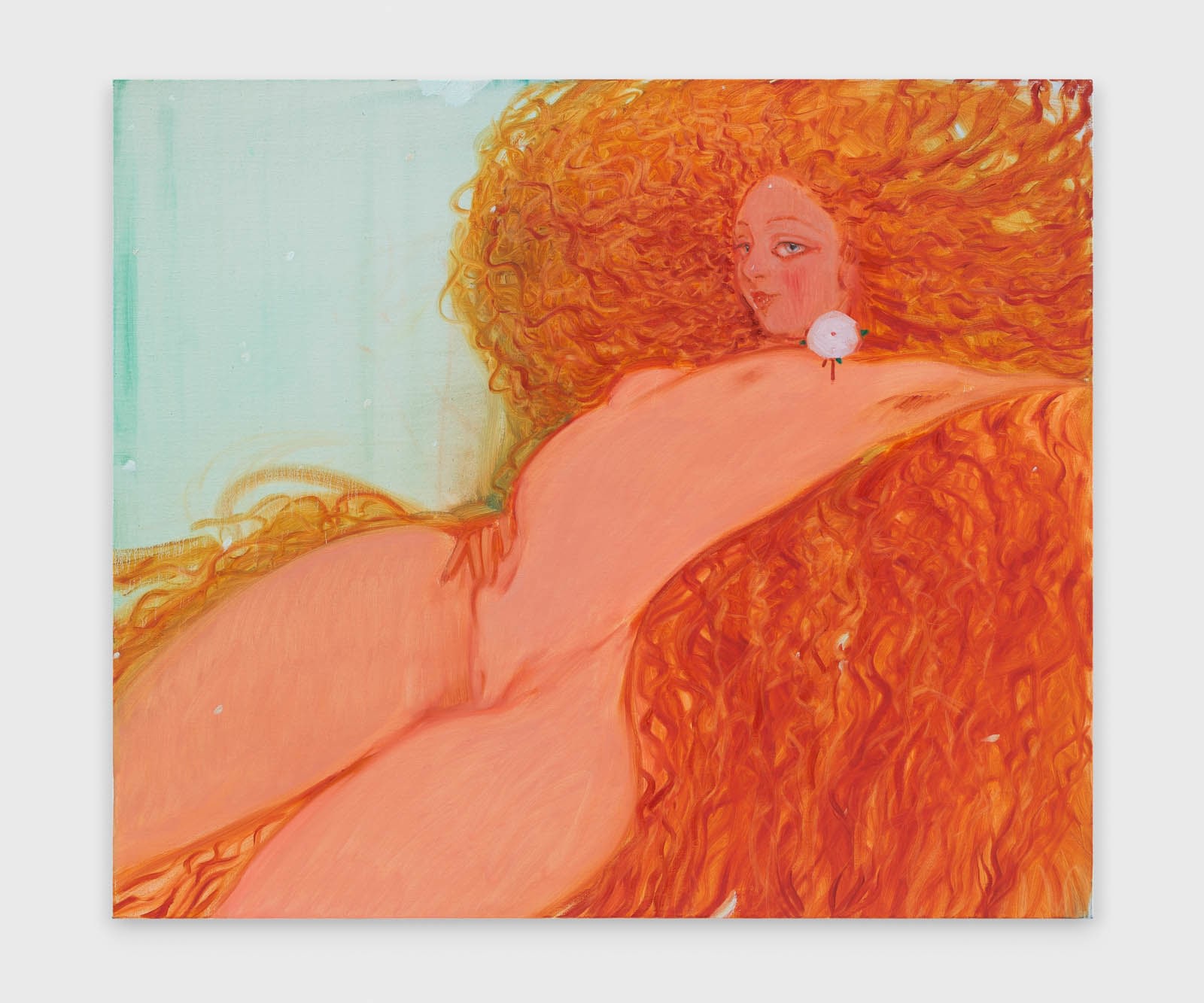 Sofia Mitsola Copperhead2024 Oil on linen 120 x 140 cm 47 1/4 x 55 1/8 in