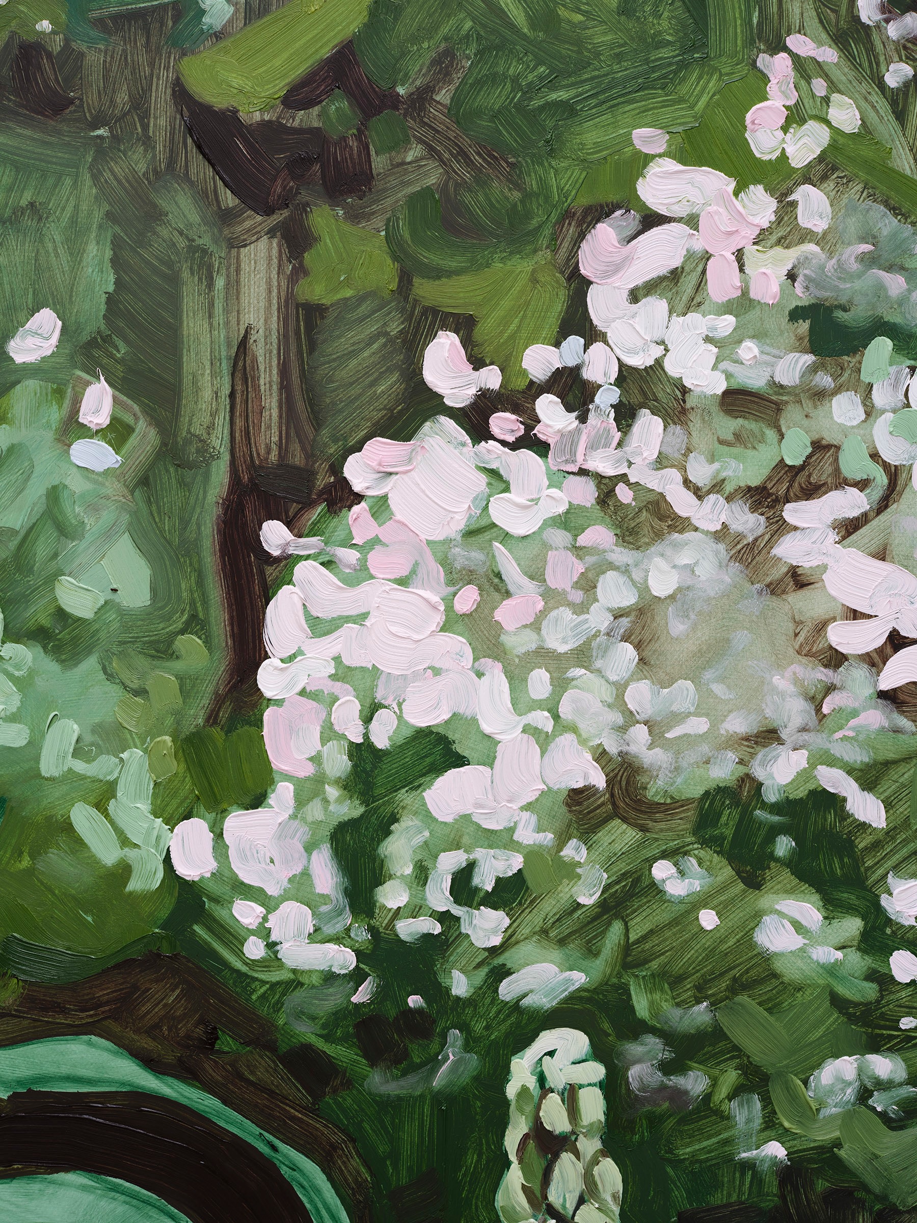 Jordan Casteel Lupine2024 Oil on canvas 127 x 101.6 x 3.6 cm 50 x 40 x 1 3/8 in