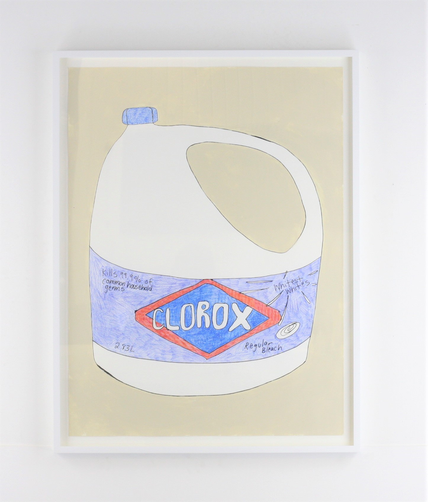 Tschabalala Self, Clean House 9 - White Bleach , 2018
