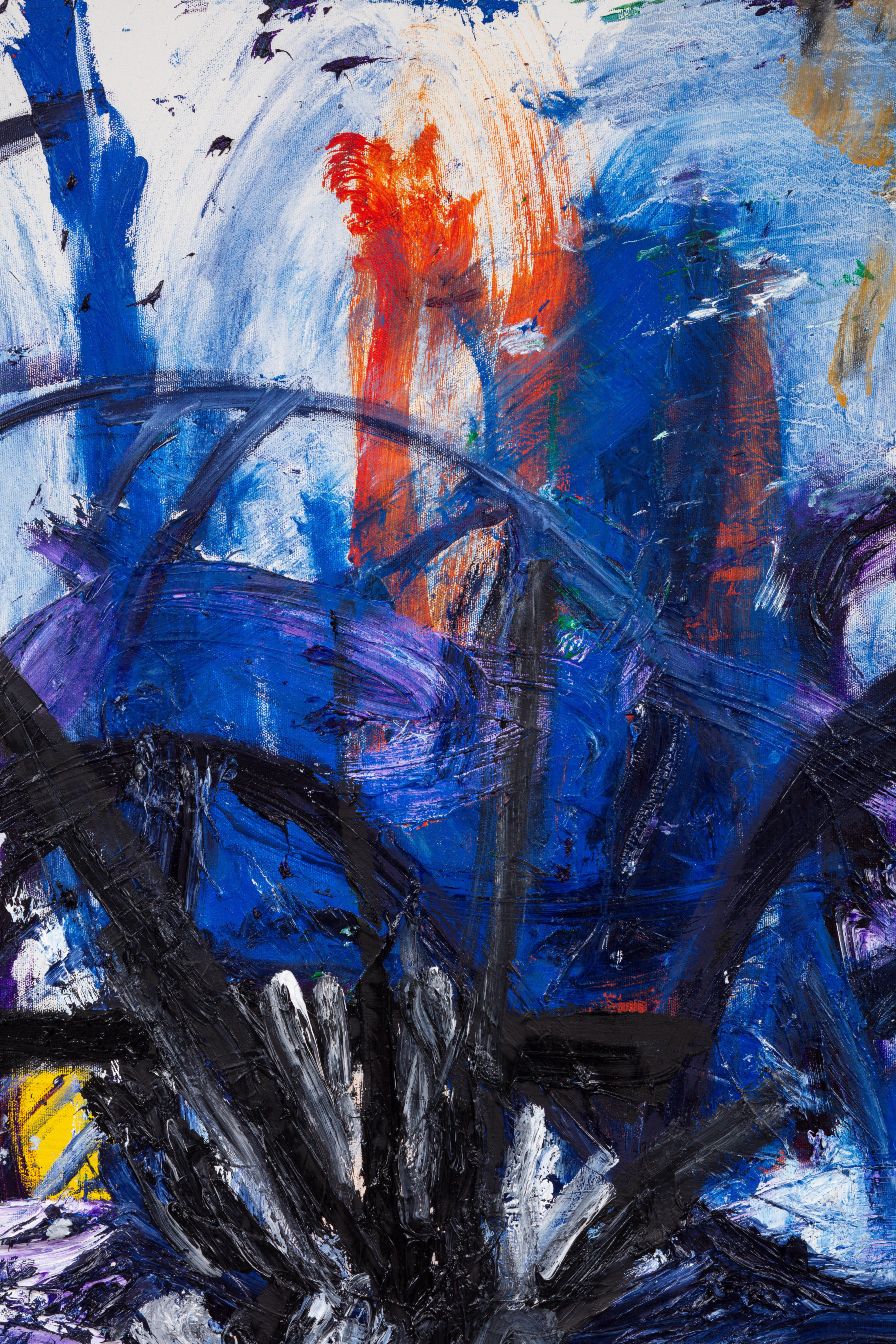 Gerasimos Floratos Untitled2024 Oil and acrylic on canvas 121.9 x 121.9 cm 48 x 48 in