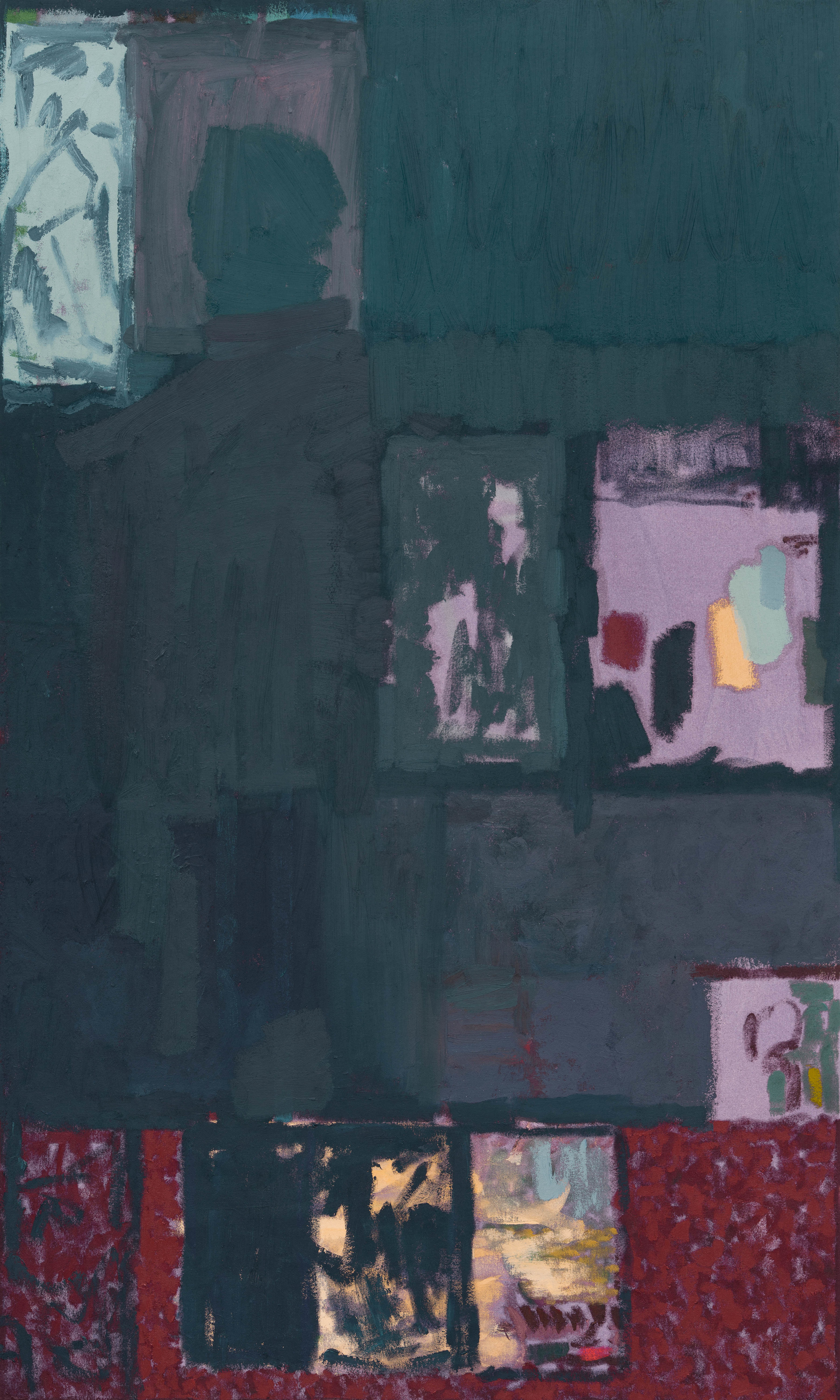 Mary Ramsden, "stitching a laugh to a darkness part 1", 2021