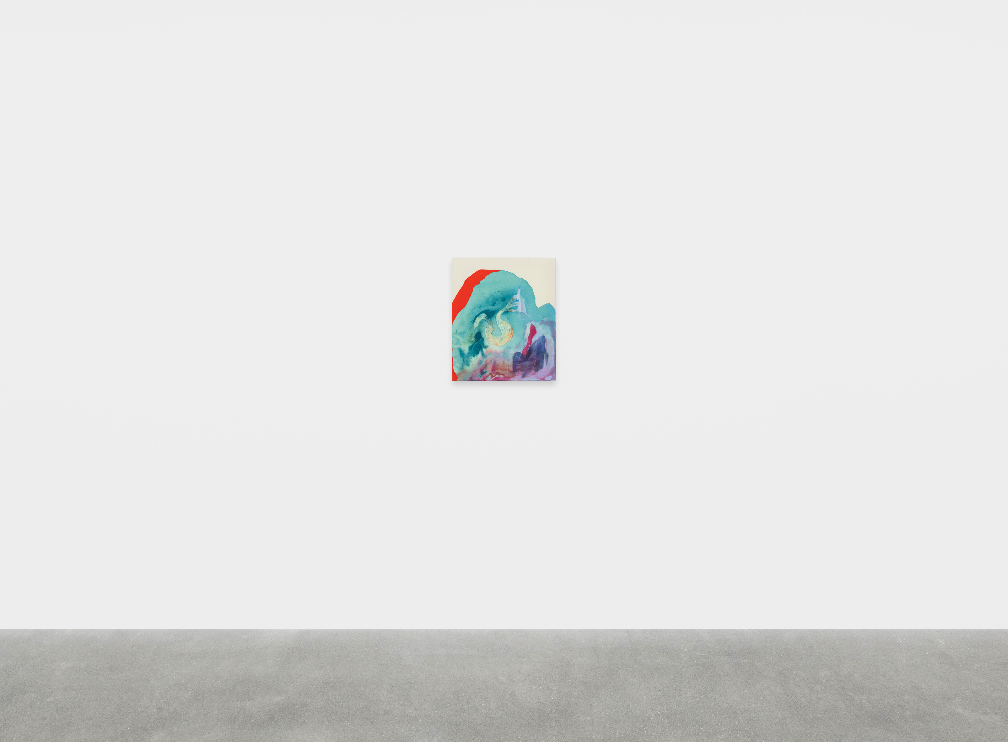 Ragna Bley Wake2022 Acrylic on cotton sailcloth 60 x 50 cm 23 5/8 x 19 3/4 in