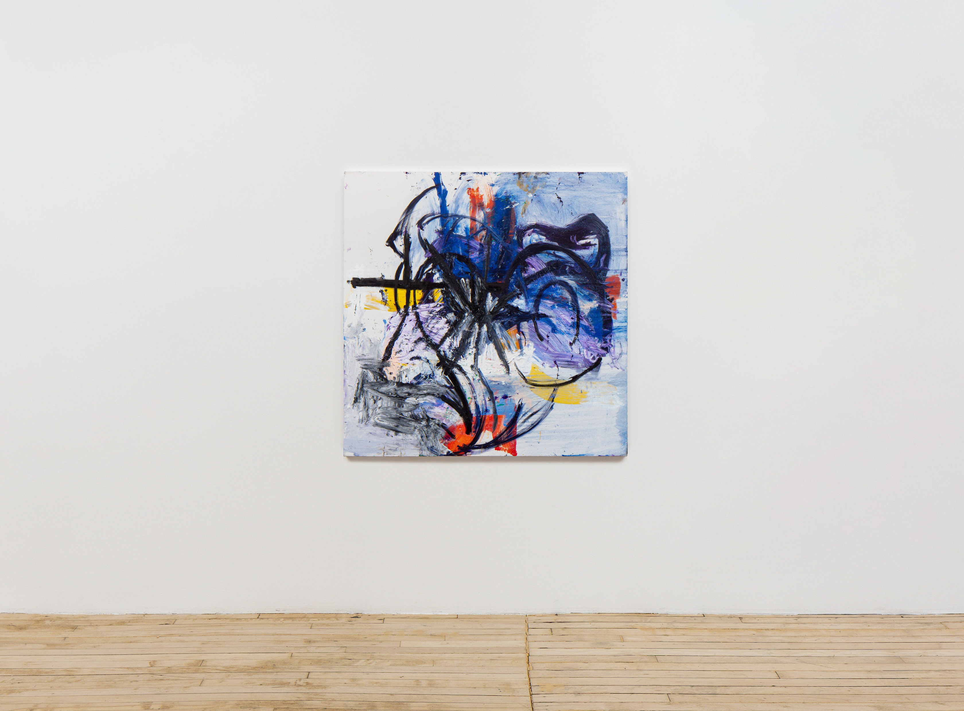 Gerasimos Floratos Untitled2024 Oil and acrylic on canvas 121.9 x 121.9 cm 48 x 48 in