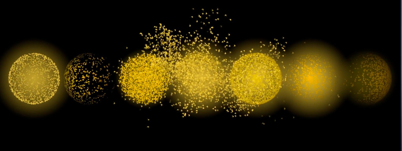 Shahzia Sikander, Singing Suns, 2016