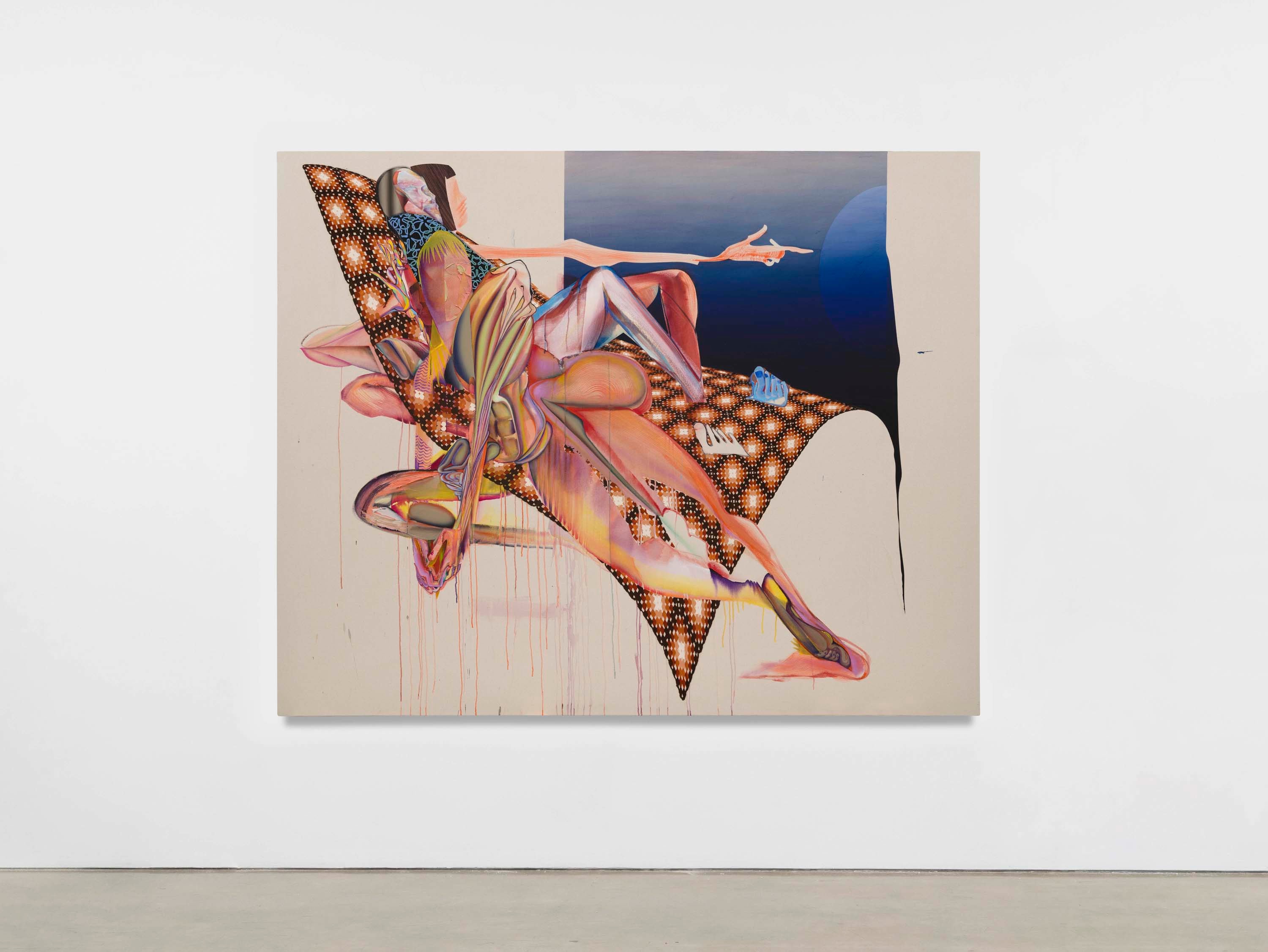 Christina Quarles, (Stretch Lil' Cat) Try N' Wake Up, 2024