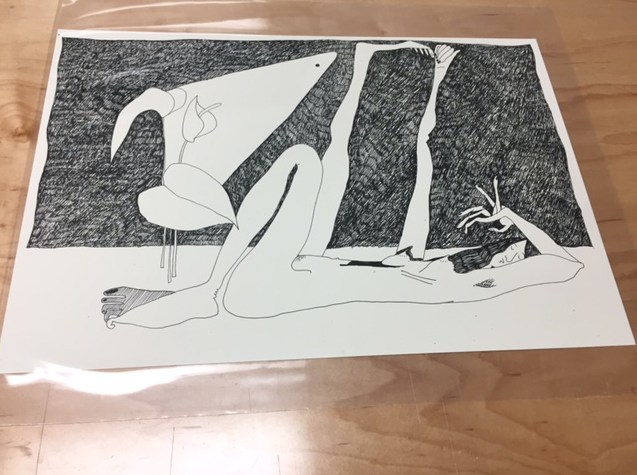 Christina Quarles, Untitled (Lite of My Life, Yew Light Up My Night), 2018
