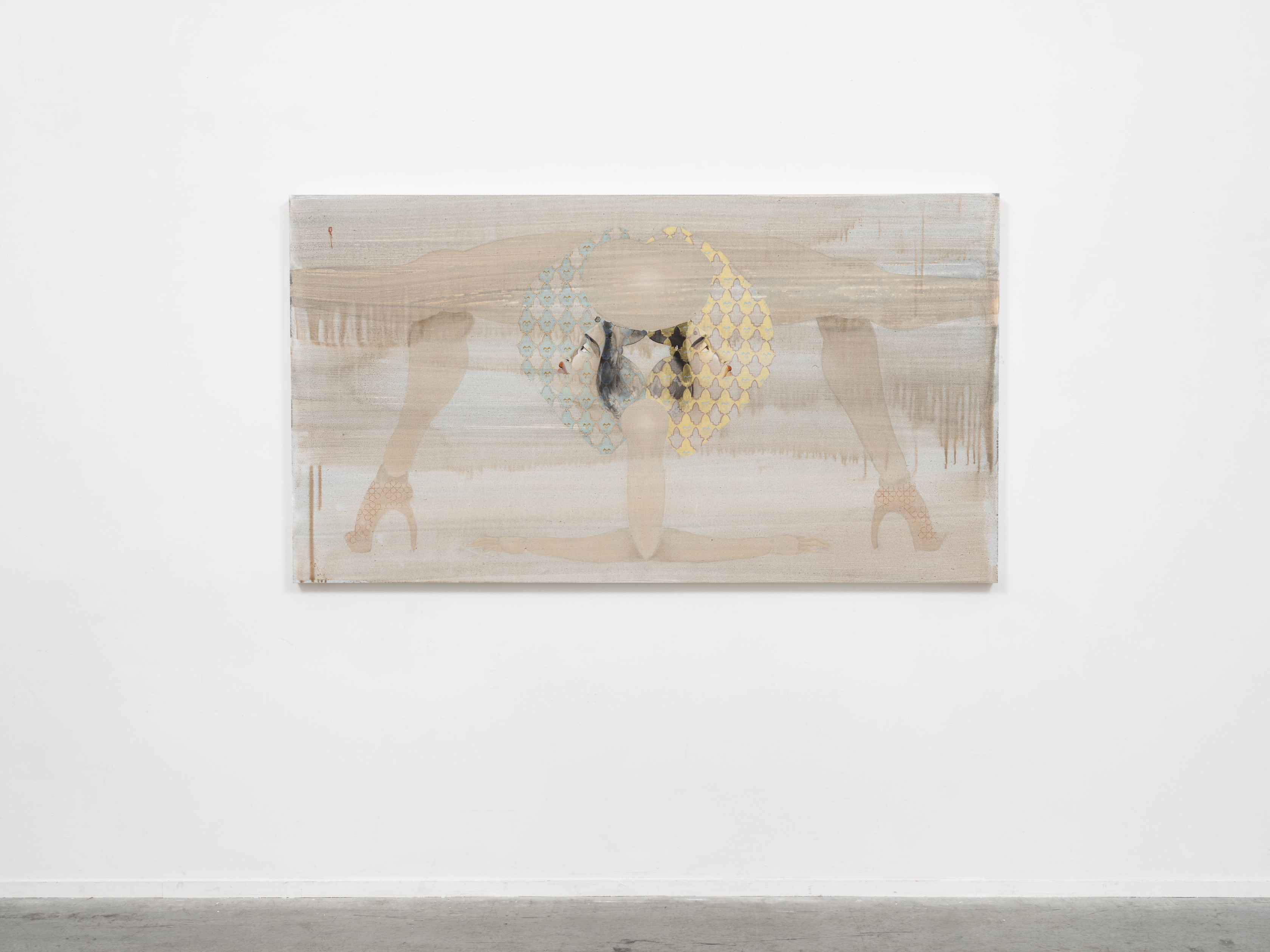 Hayv Kahraman Arch2020 Oil on panel 114.3 x 208.3 cm 45 x 82 in