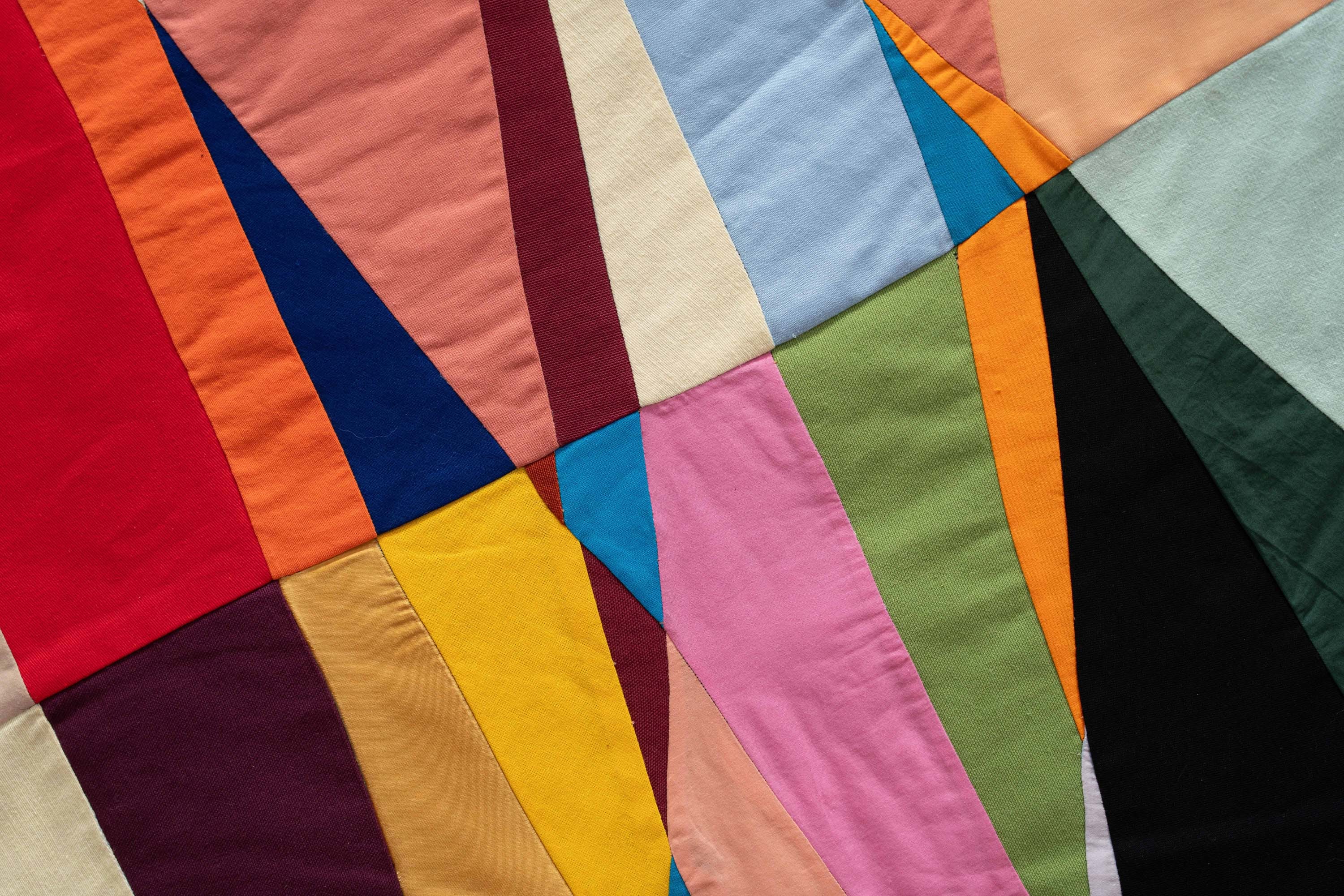 Ulla von Brandenburg Thoughts are Things 42024 Mixed fabrics 200 x 140 cm 78 3/4 x 55 1/8 in