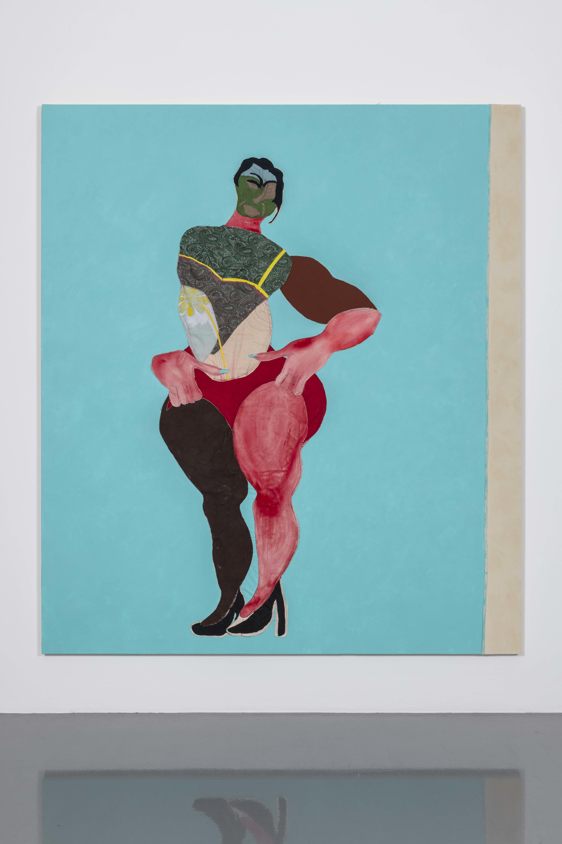 Tschabalala Self, Leotard, 2019