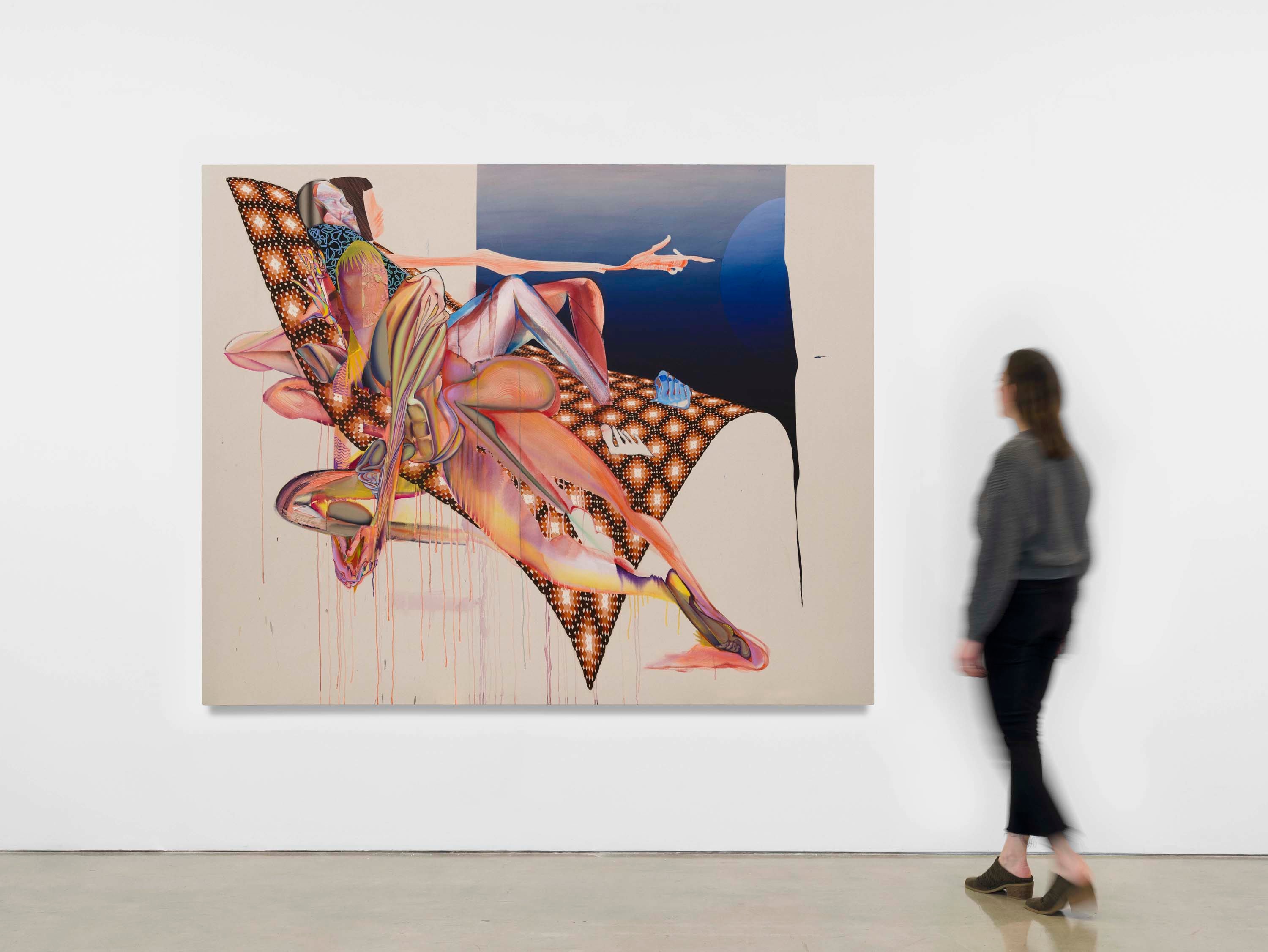 Christina Quarles, (Stretch Lil' Cat) Try N' Wake Up, 2024