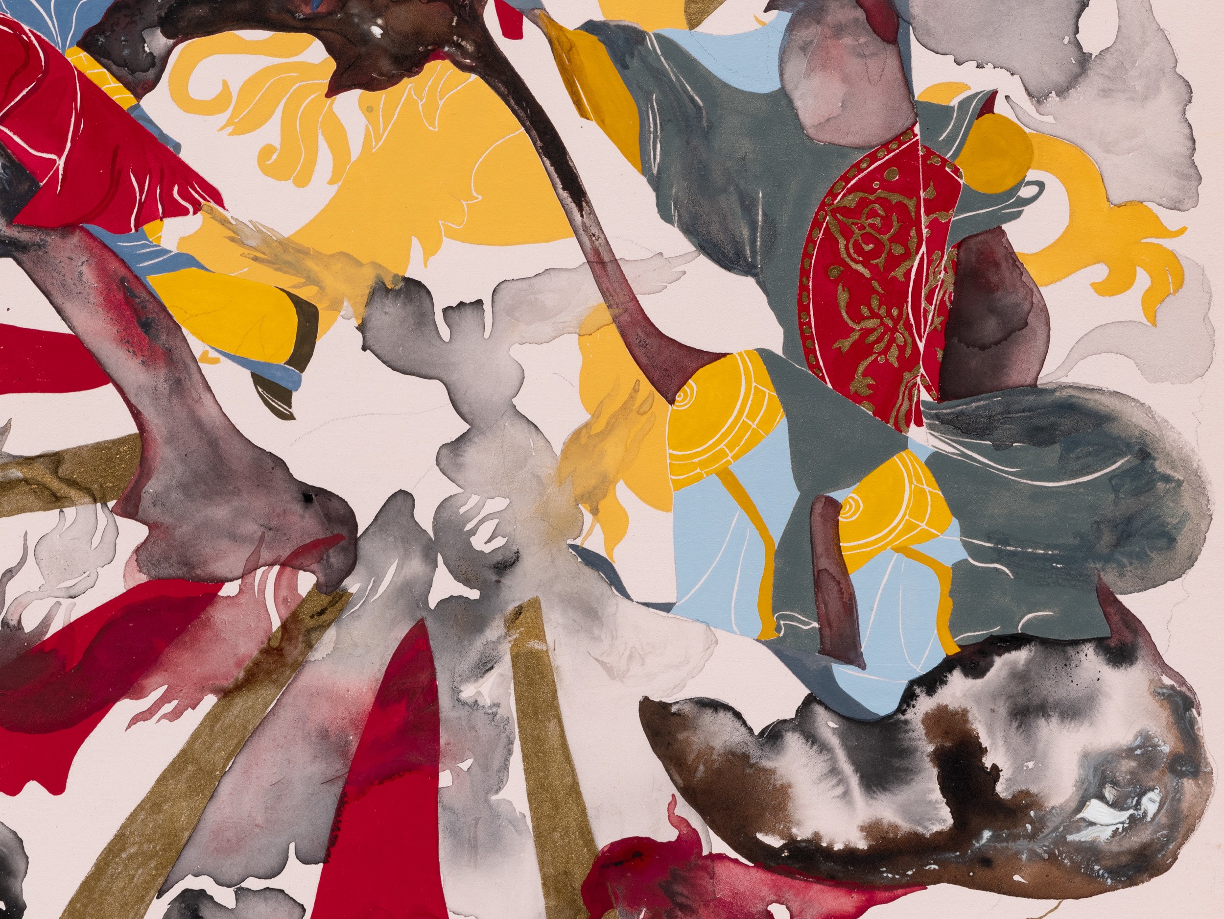 Shahzia Sikander, The Shadow Series I, 2021