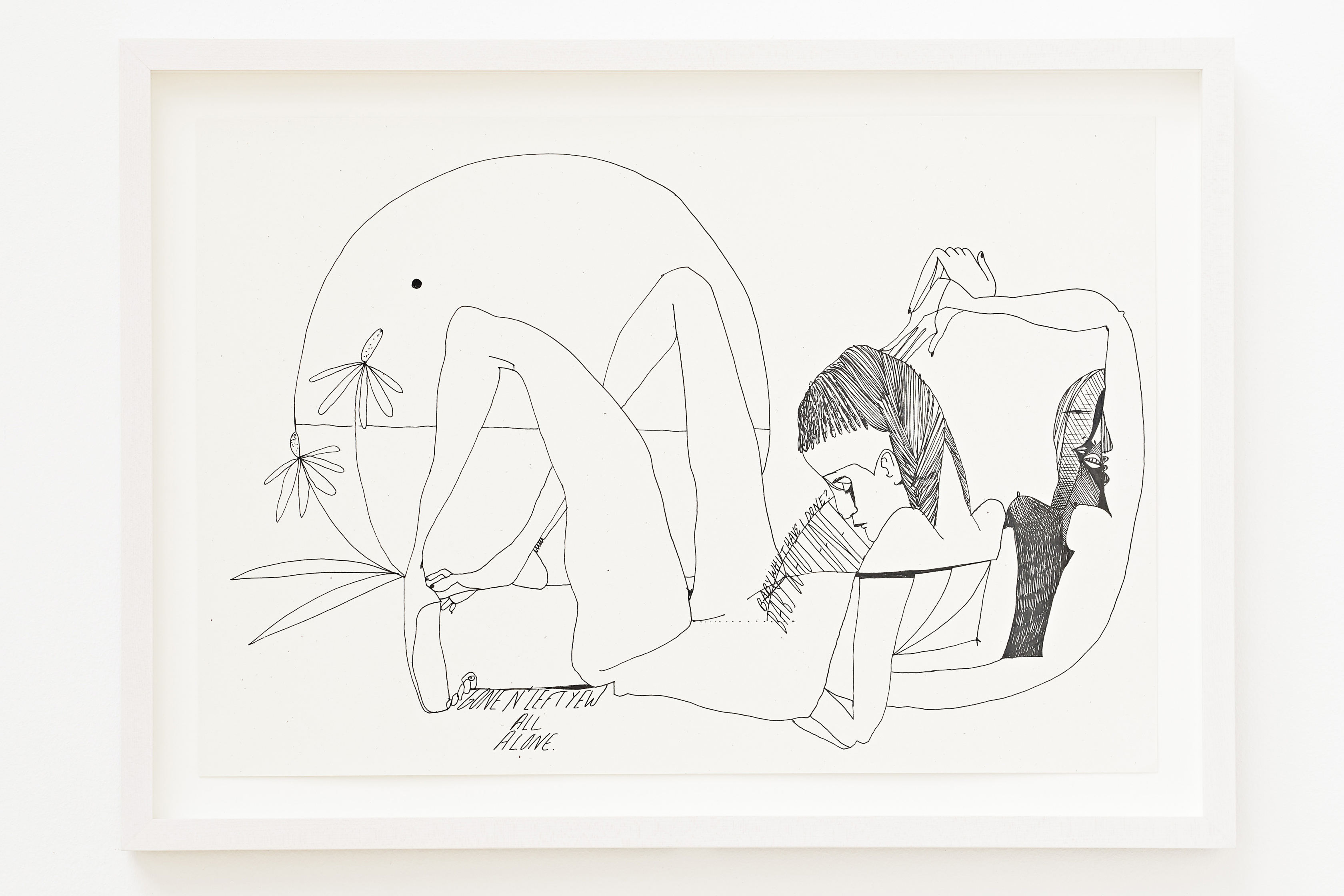 Christina Quarles, Gone N' Left Yew, 2021