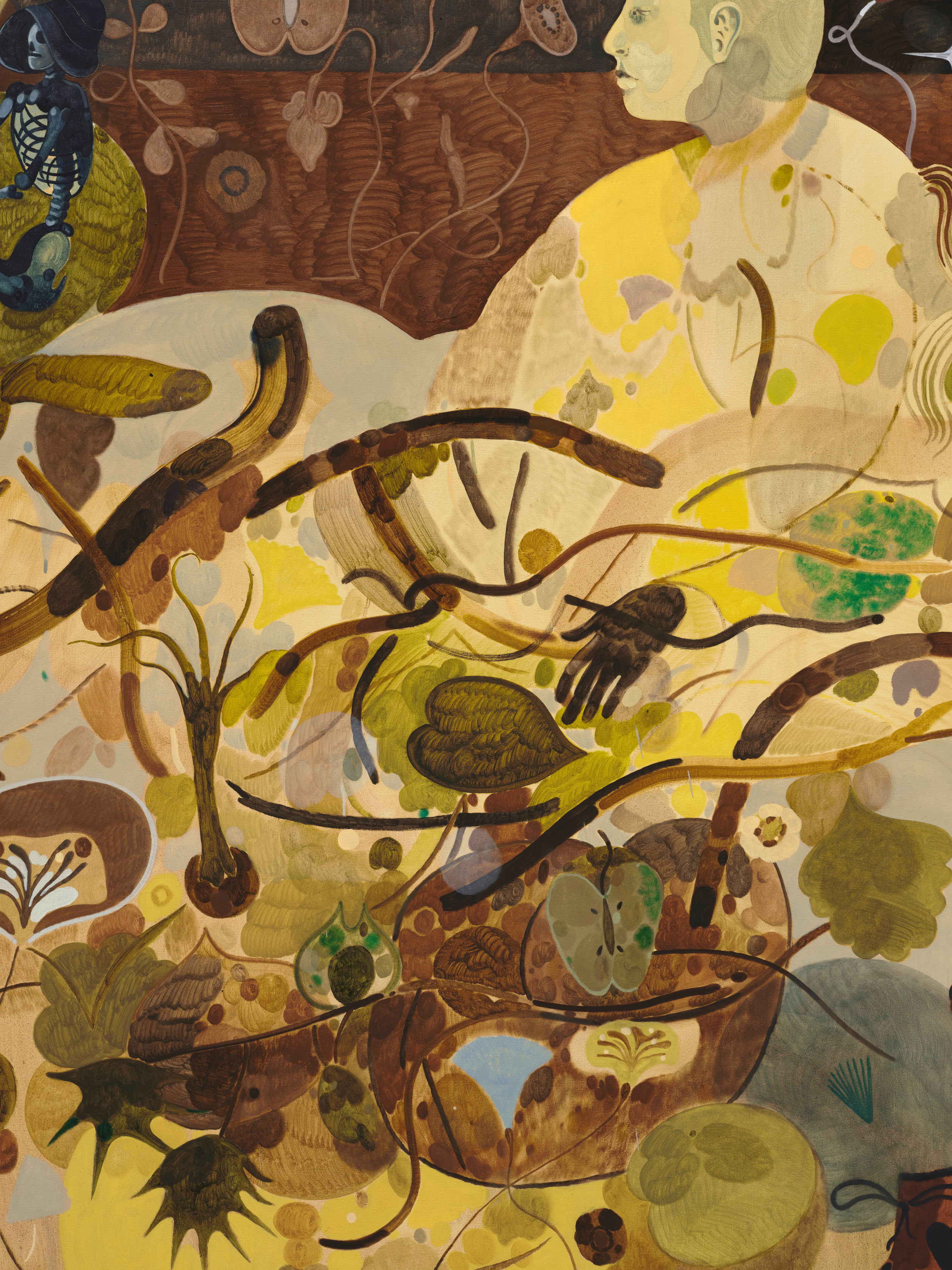 James Owens Does it Hurt When You Stare at Lights2025 Oil on canvas 180 x 150 cm 70 7/8 x...