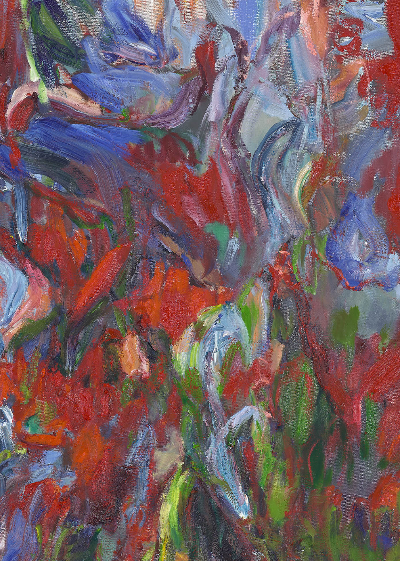 Sabine Moritz Flow I2020 Oil on canvas 200 x 200 cm 78 3/4 x 78 3/4 in