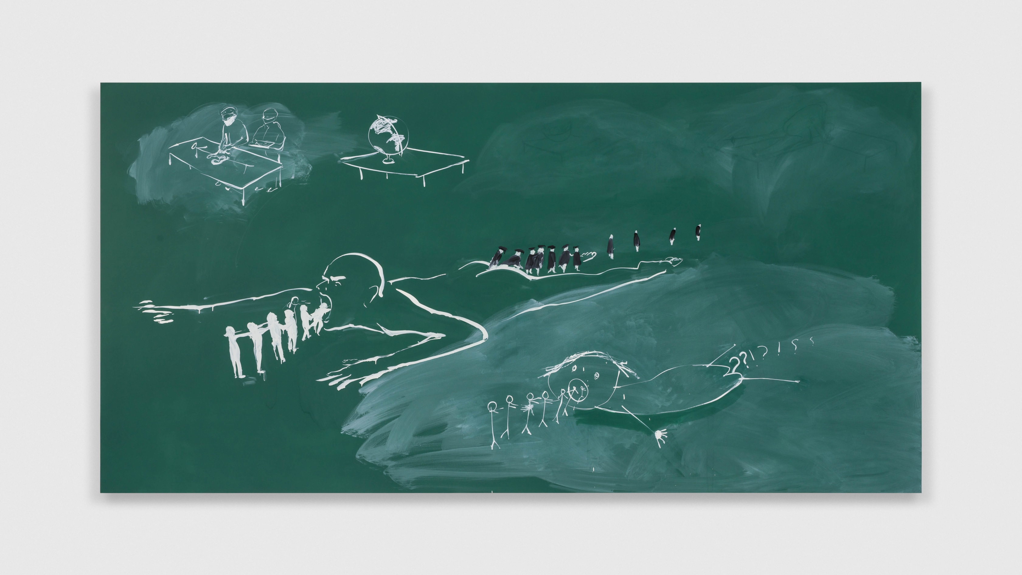 Tala Madani, Blackboard (Further Education), 2021