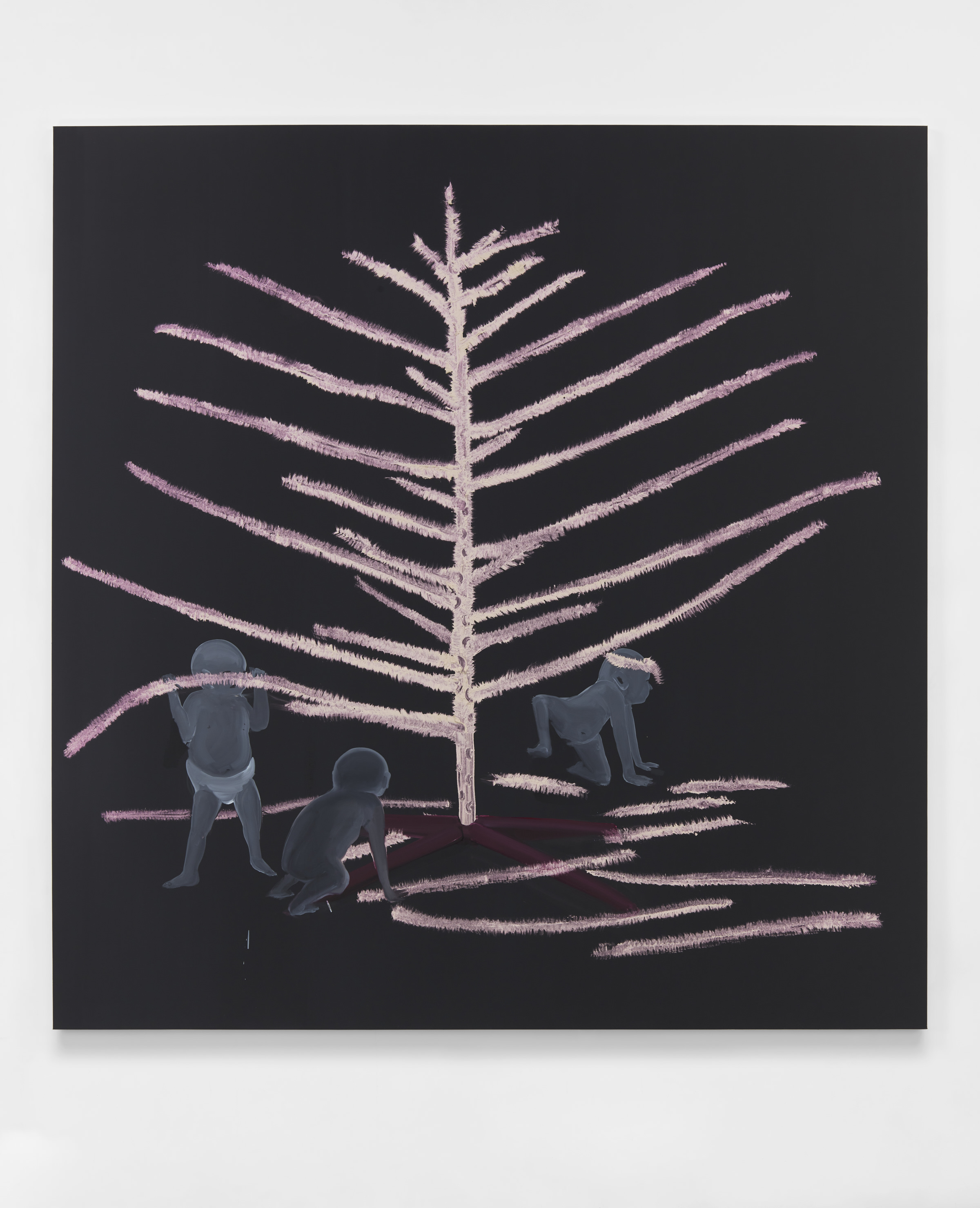 Tala Madani, Tinsel Tree Broken, 2020