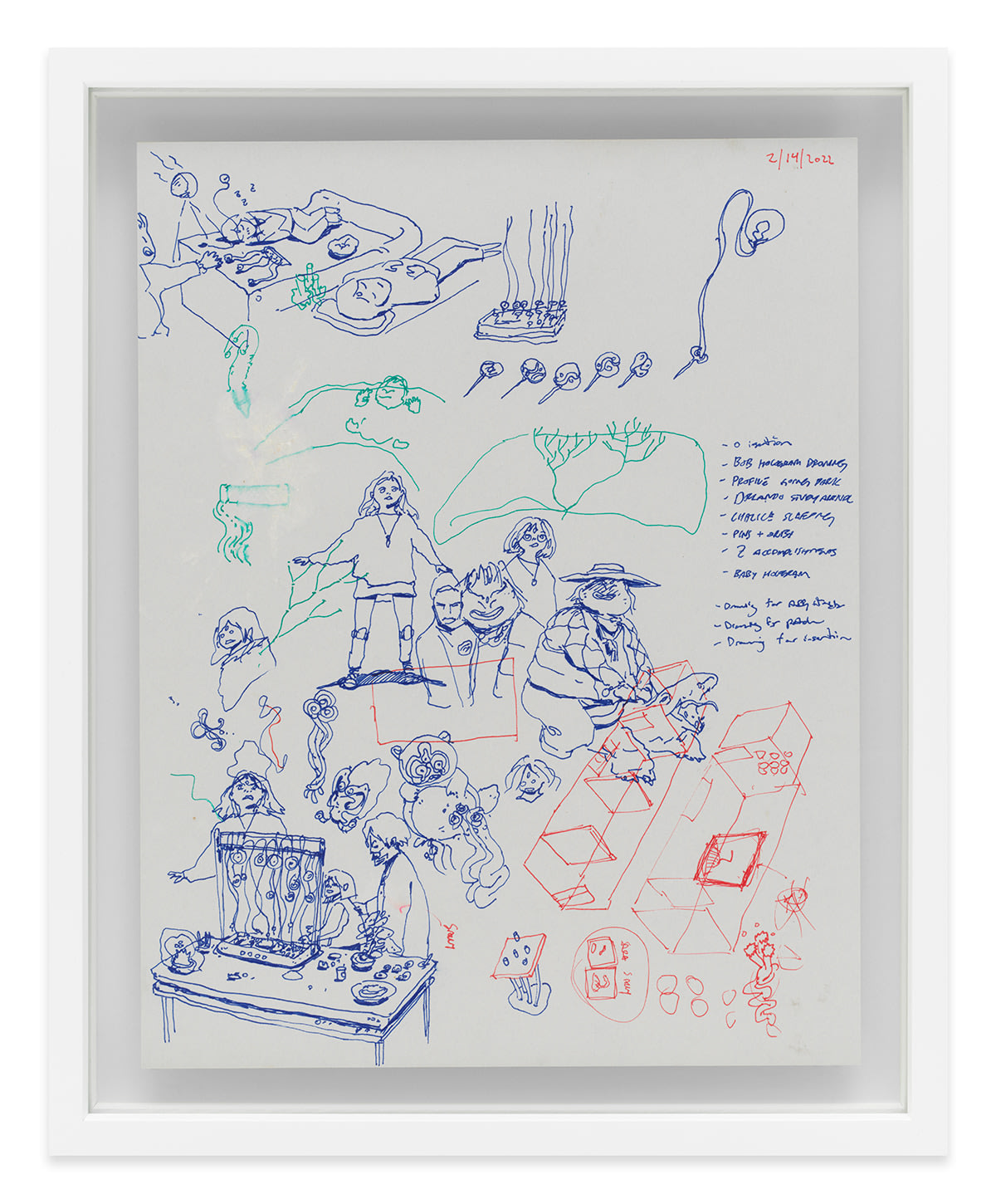 Ian Cheng, Life After BOB Production Drawings, 2022
