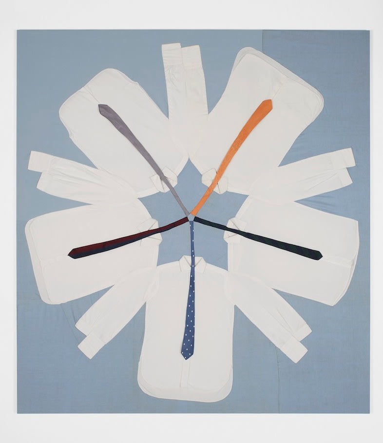 Ulla von Brandenburg, Hemden Quilt (Shirt Quilt), 2012-2014