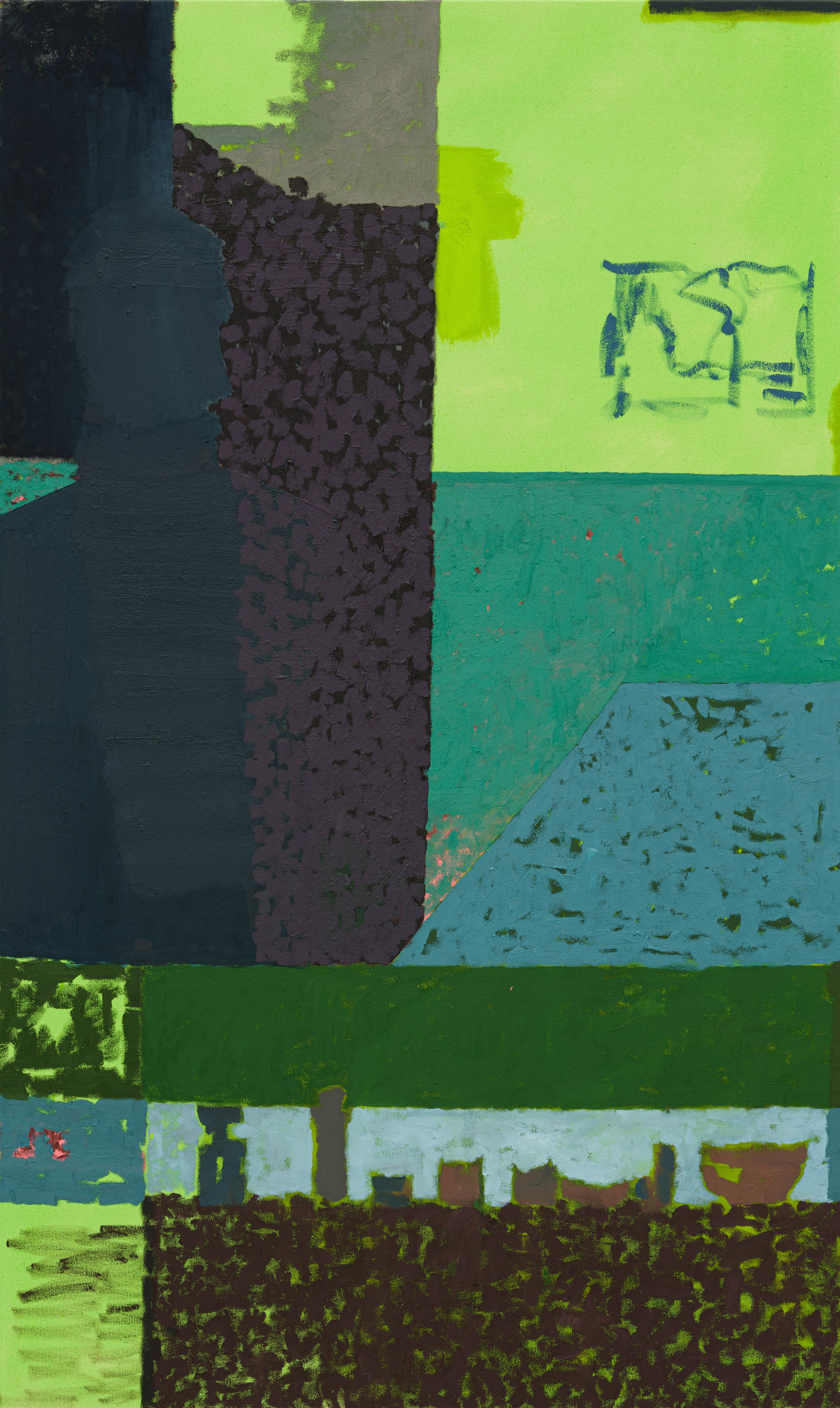 Mary Ramsden, “stitching a laugh to a darkness part 2”, 2021