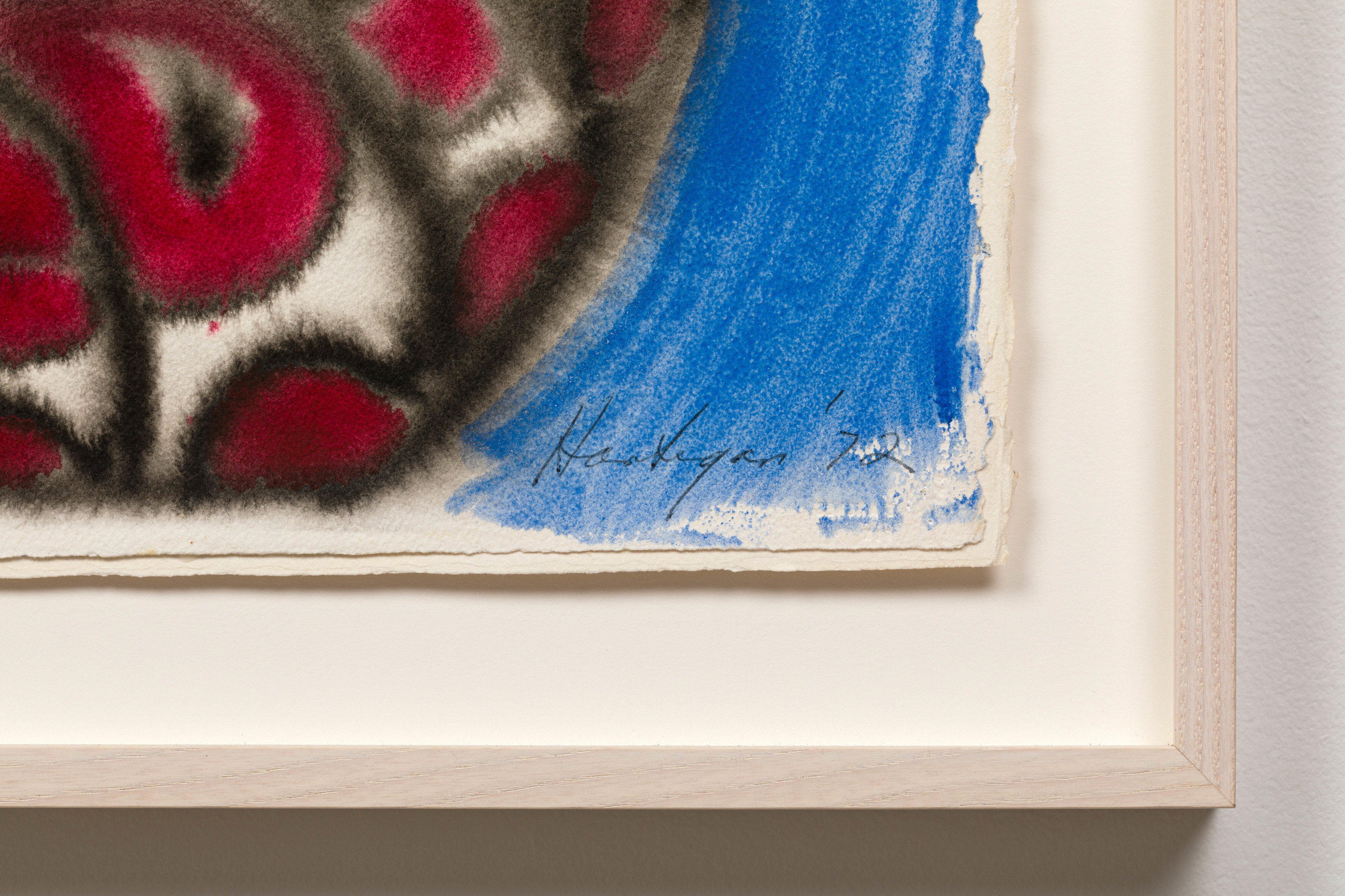 Grace Hartigan Tide Pool1972 Watercolor and shaped paper collage 76.2 x 57.1 cm 30 x 22 1/2 in