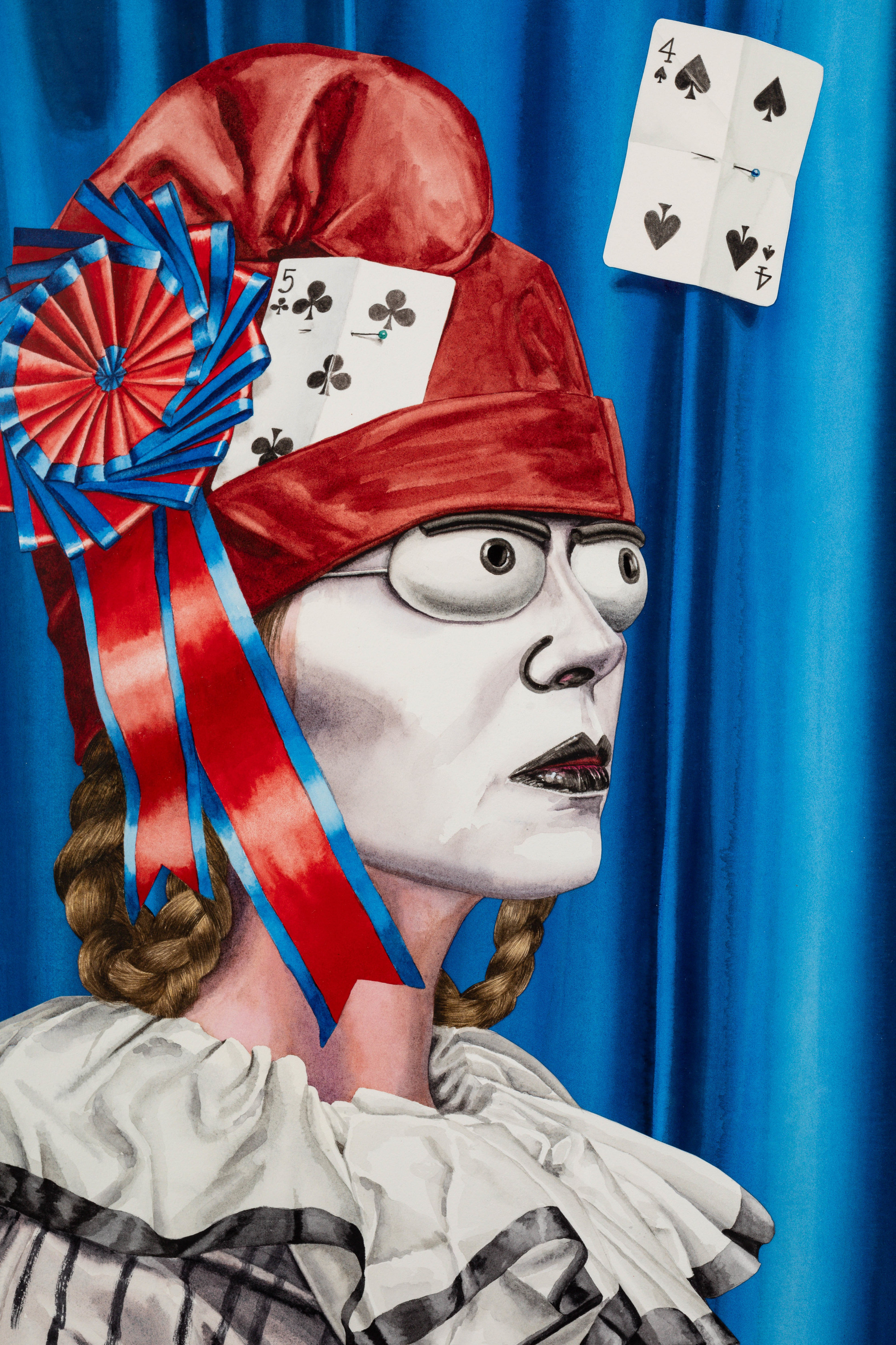 Mary Reid Kelley & Patrick Kelley Septembrist2023 Watercolour, goache, and acrylic on collaged paper Unframed: 61 x 43.2 cm 24...