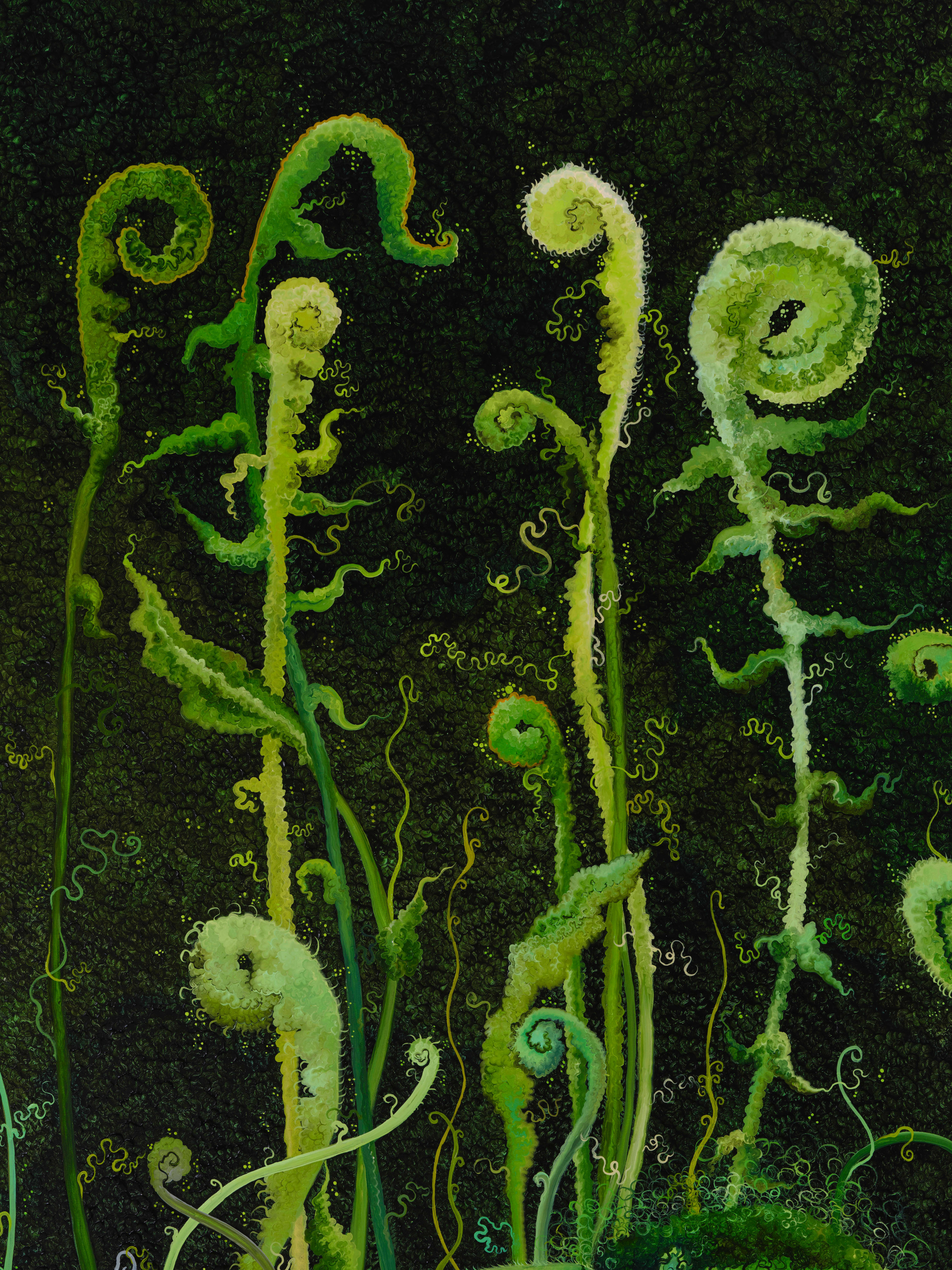 Georg Wilson The Awakening2025 Oil on panel 250 x 170 cm 98 3/8 x 66 7/8 in