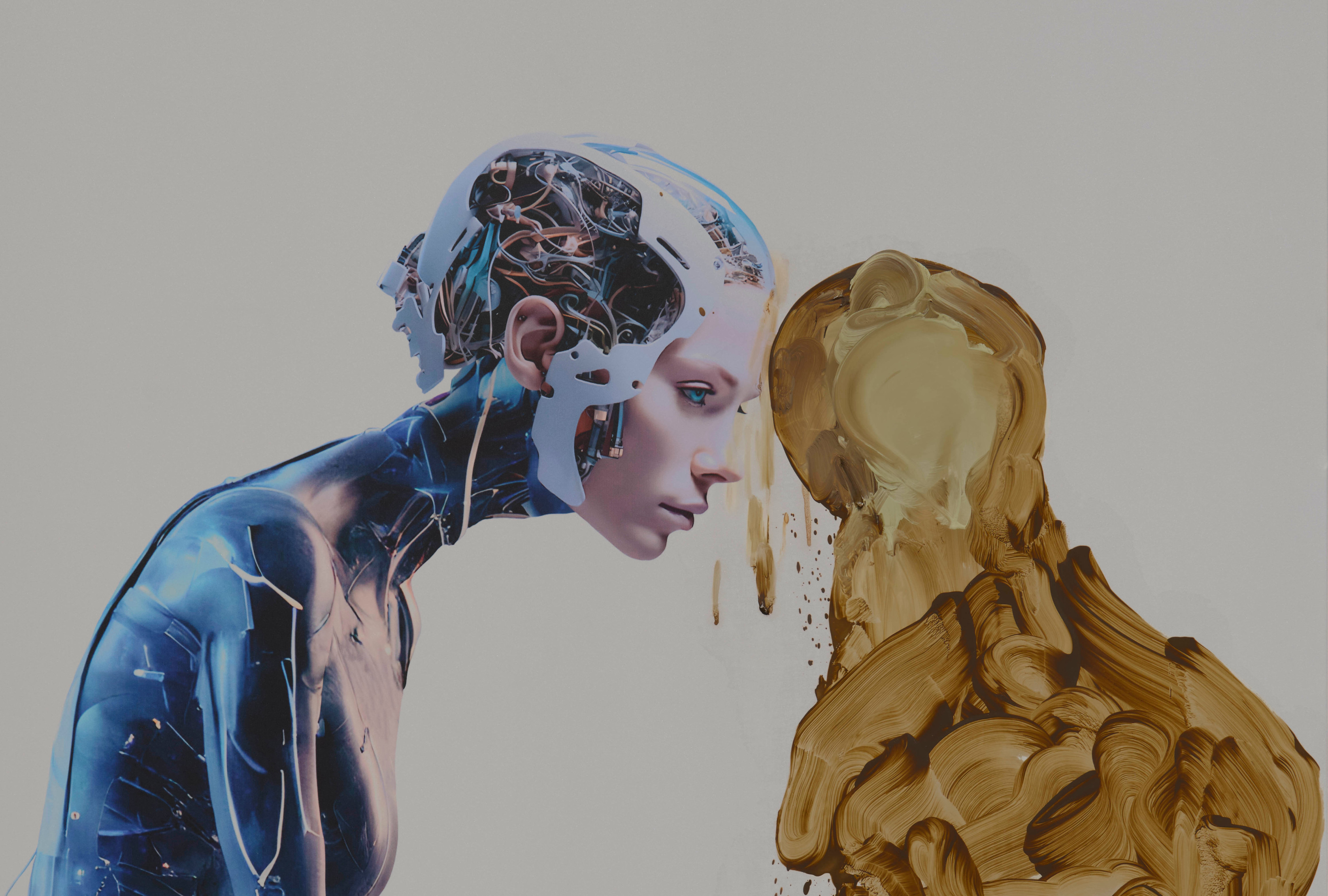 Tala Madani D.B.W.A.S.M. (Umbilical Discord)2025 Oil and ink on synthetic polymer 152.4 x 114.3 x 2.5 cm 60 x 45...