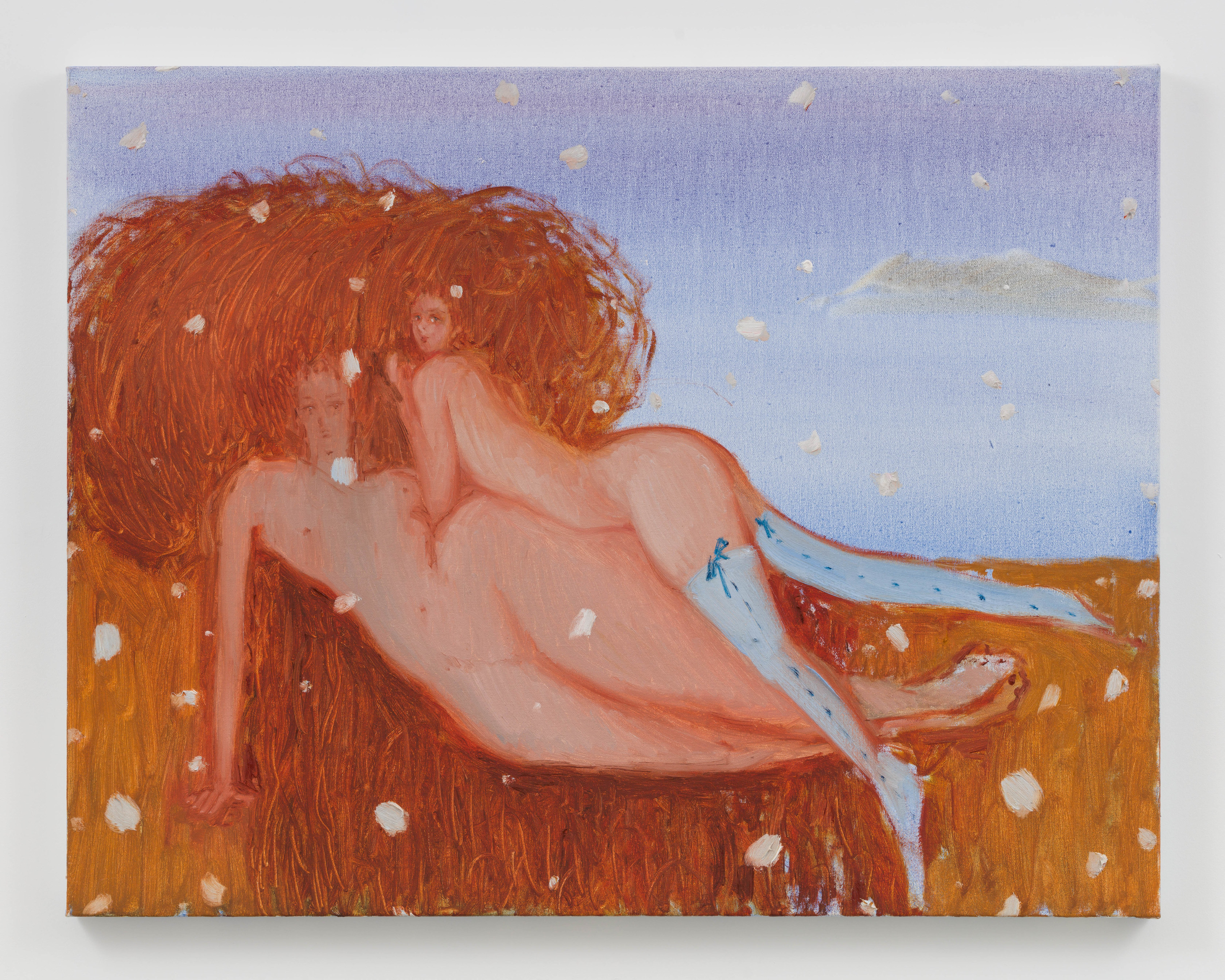 Sofia Mitsola Dandelions2024 Oil on linen 70 x 90 cm 27 1/2 x 35 3/8 in