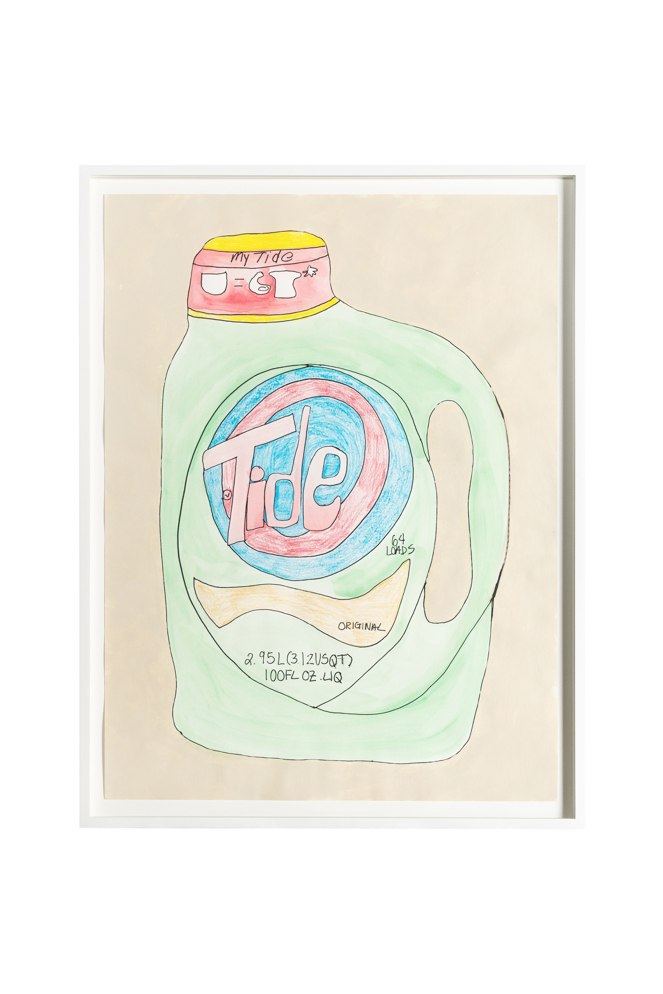 Tschabalala Self, Clean House 1 - Tide Bottle in Green, 2018