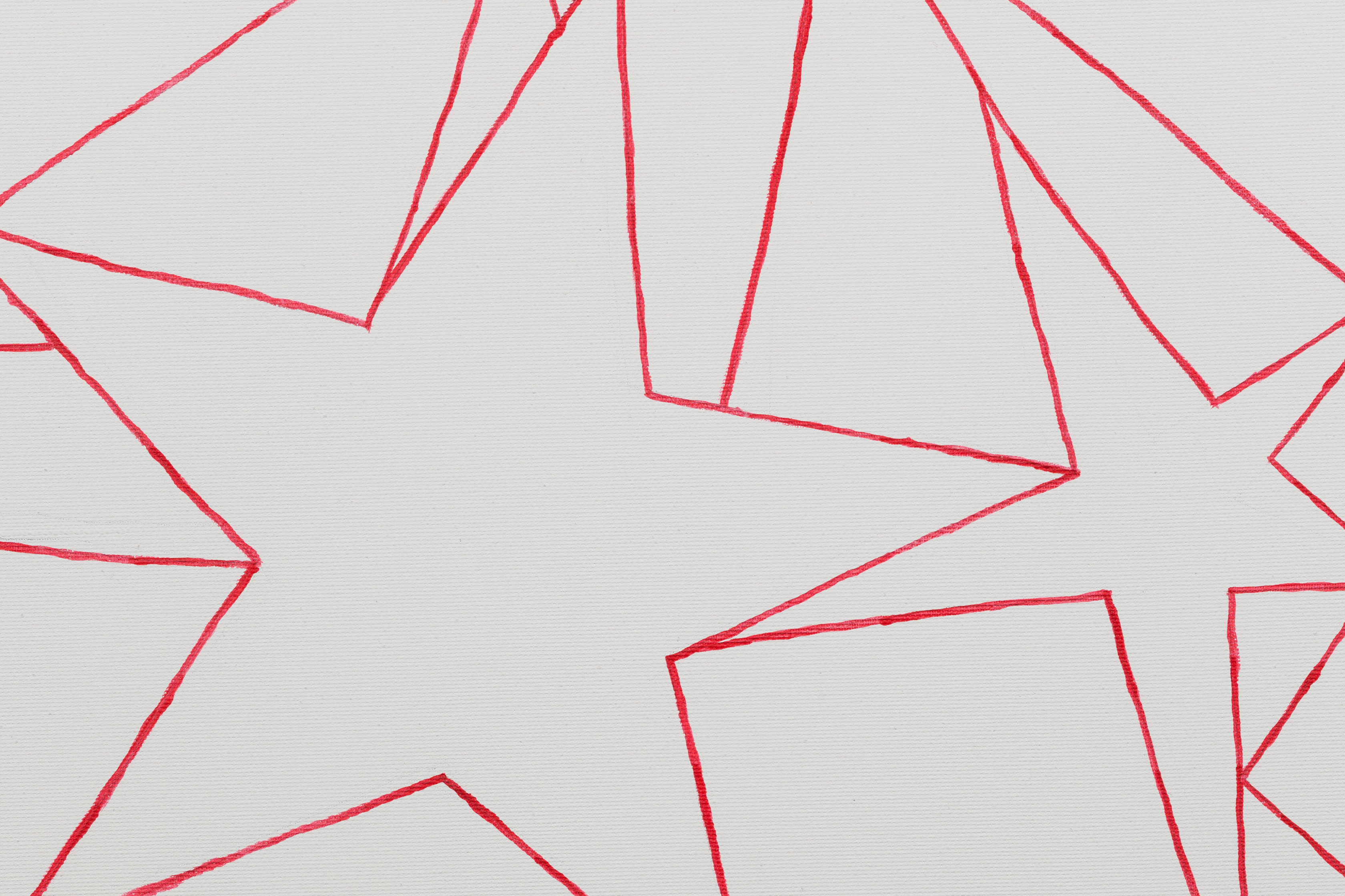 Koo Jeong A [ SS Okenite ]2021 Acrylic on linen 51 x 40.5 cm 20 1/8 x 16 in