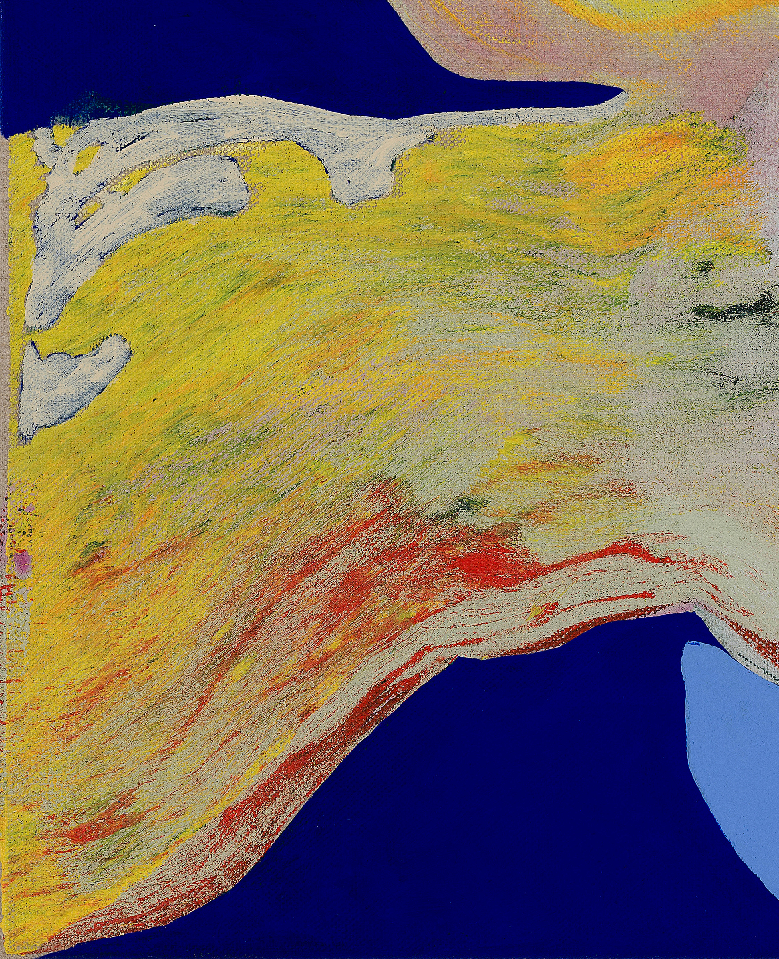 Ragna Bley Flaneur2025 Acrylic, oil and vinyl paint on linen canvas 60 x 50 cm 23 5/8 x 19 3/4...