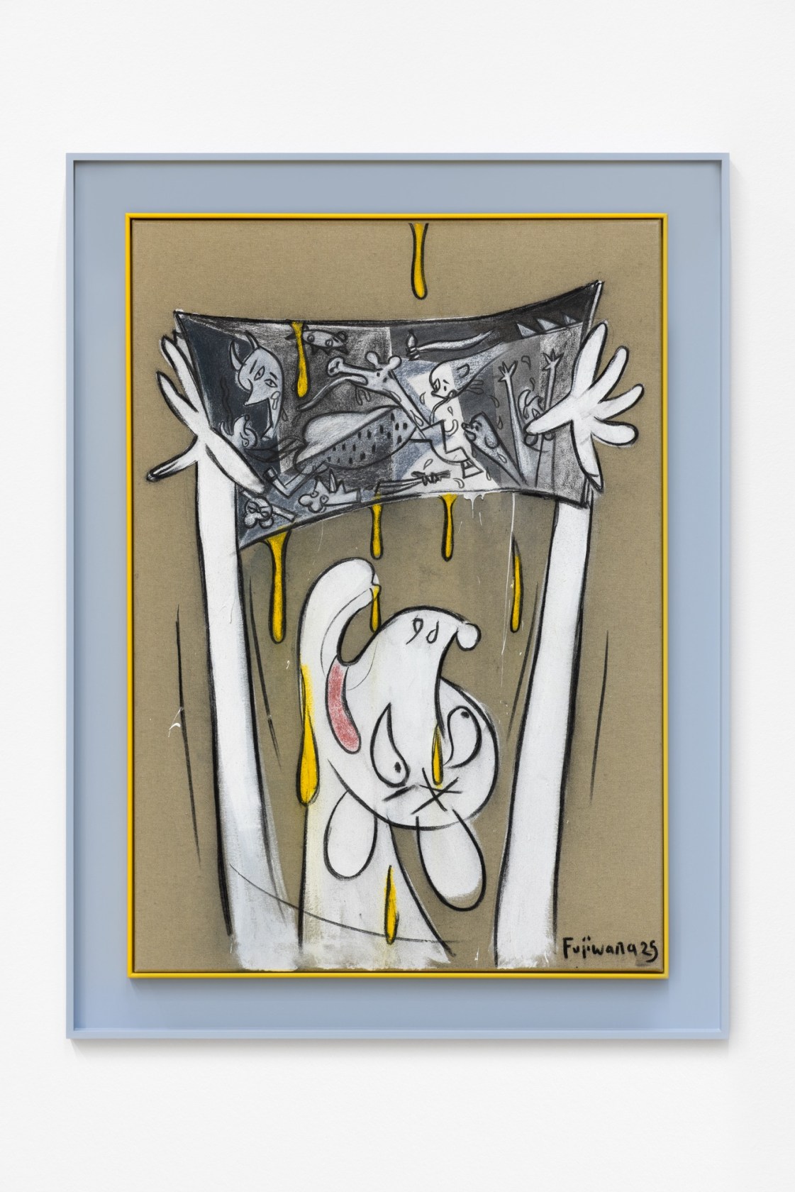 Simon Fujiwara, Study for a Guernica for Who? (Who's in Despair?), 2025