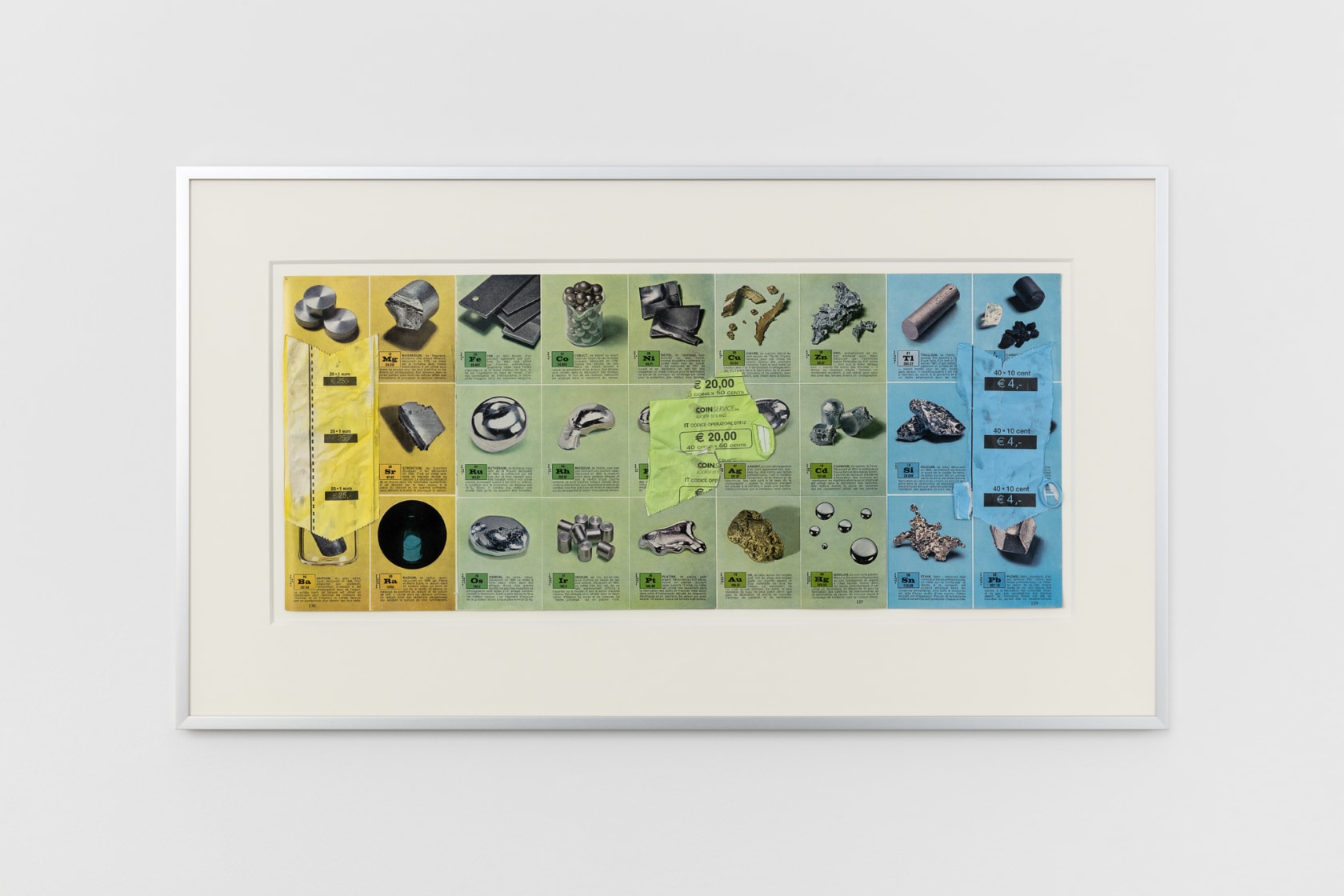 Gabriel Kuri, Table Of Metals 25 to 4, 2013