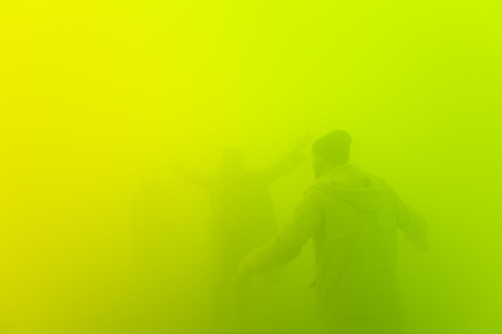 Ann Veronica Janssens, Green, Yellow and Pink, 2017