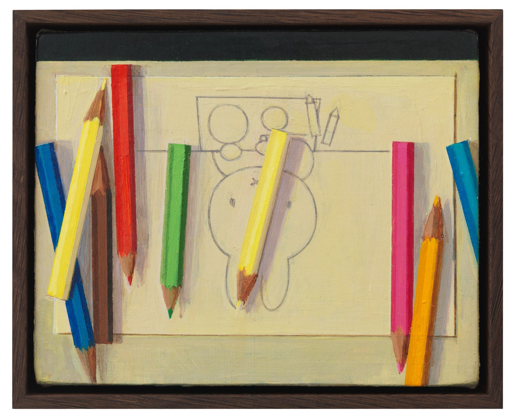 Liu Ye, Colour pencil with Miffy drawing, 2013